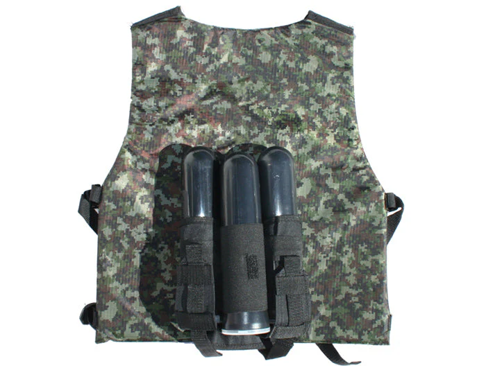 Gen X Global Reversible Basic Tactical Vest - Black/Digi Green - Image 2