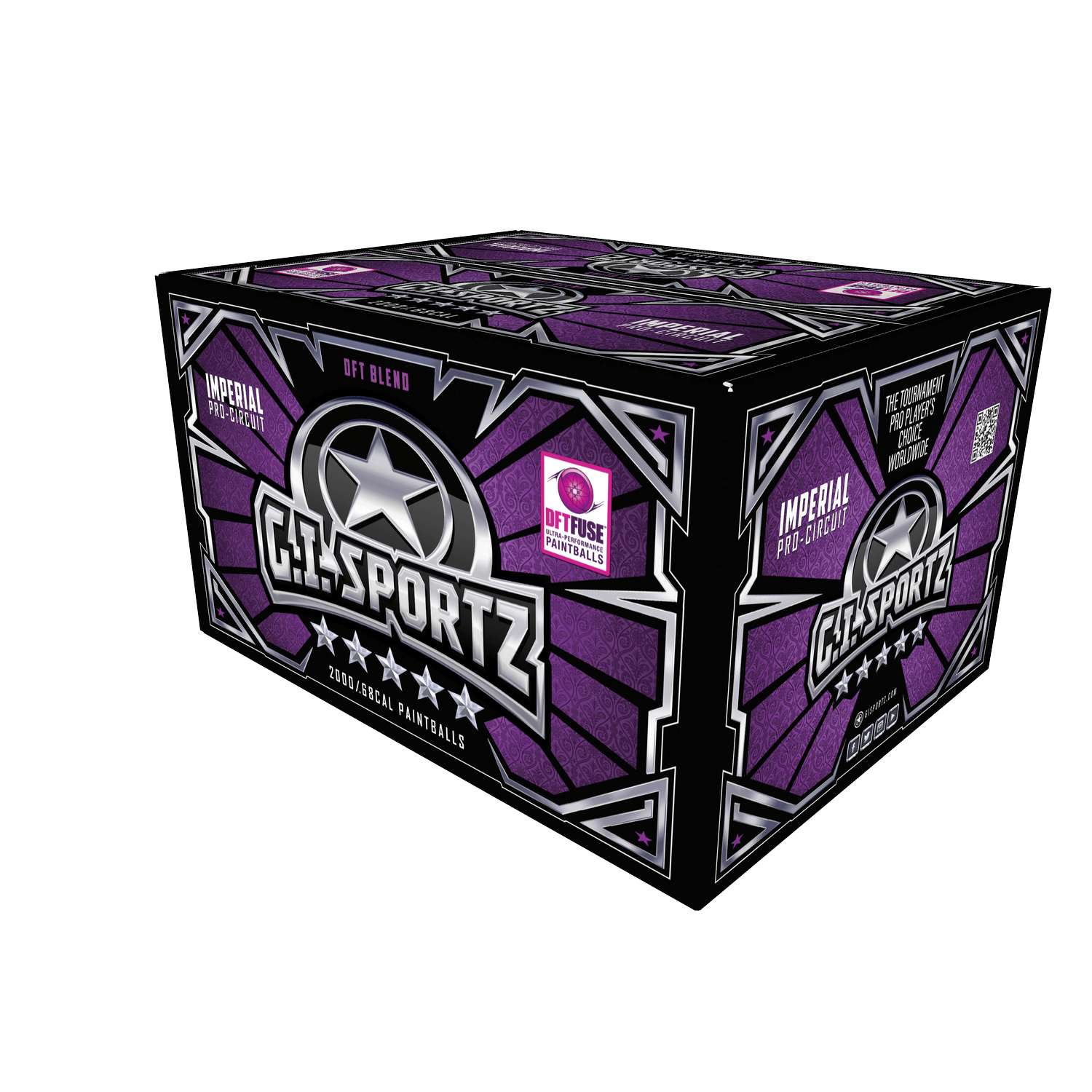 GI Sportz 5 Star Paintballs - 2000 Paintballs - Imperial Shell - Yellow Fill - Image 2