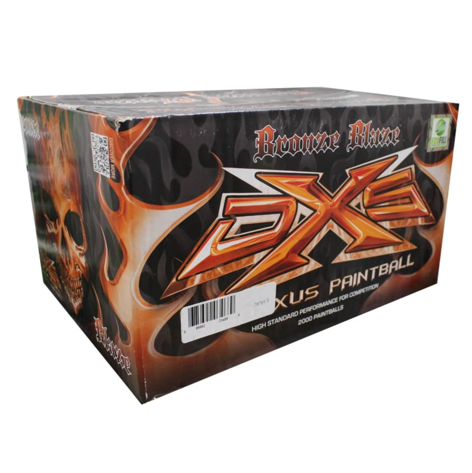 GI Sportz/Draxxus DXS Bronze 0.68 Cal Paintballs - 2000 Paintballs - Blue/Pink Shell - Pink Fill - Image 2