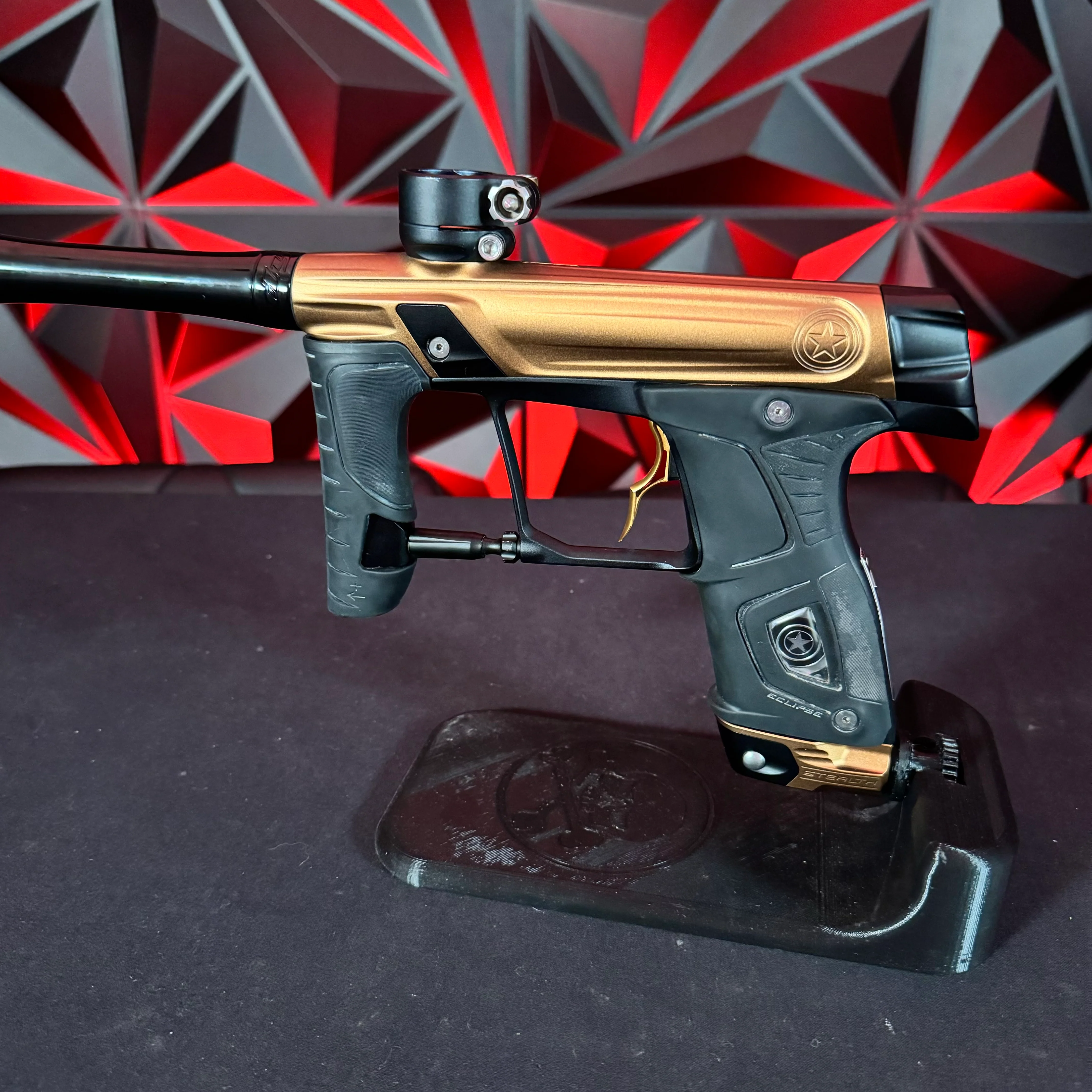 GI Sportz/Planet Eclipse Stealth Paintball Gun - Bronze/Black  w/Dye UL-S Barrel & Infamous Deuce Trigger - Image 3
