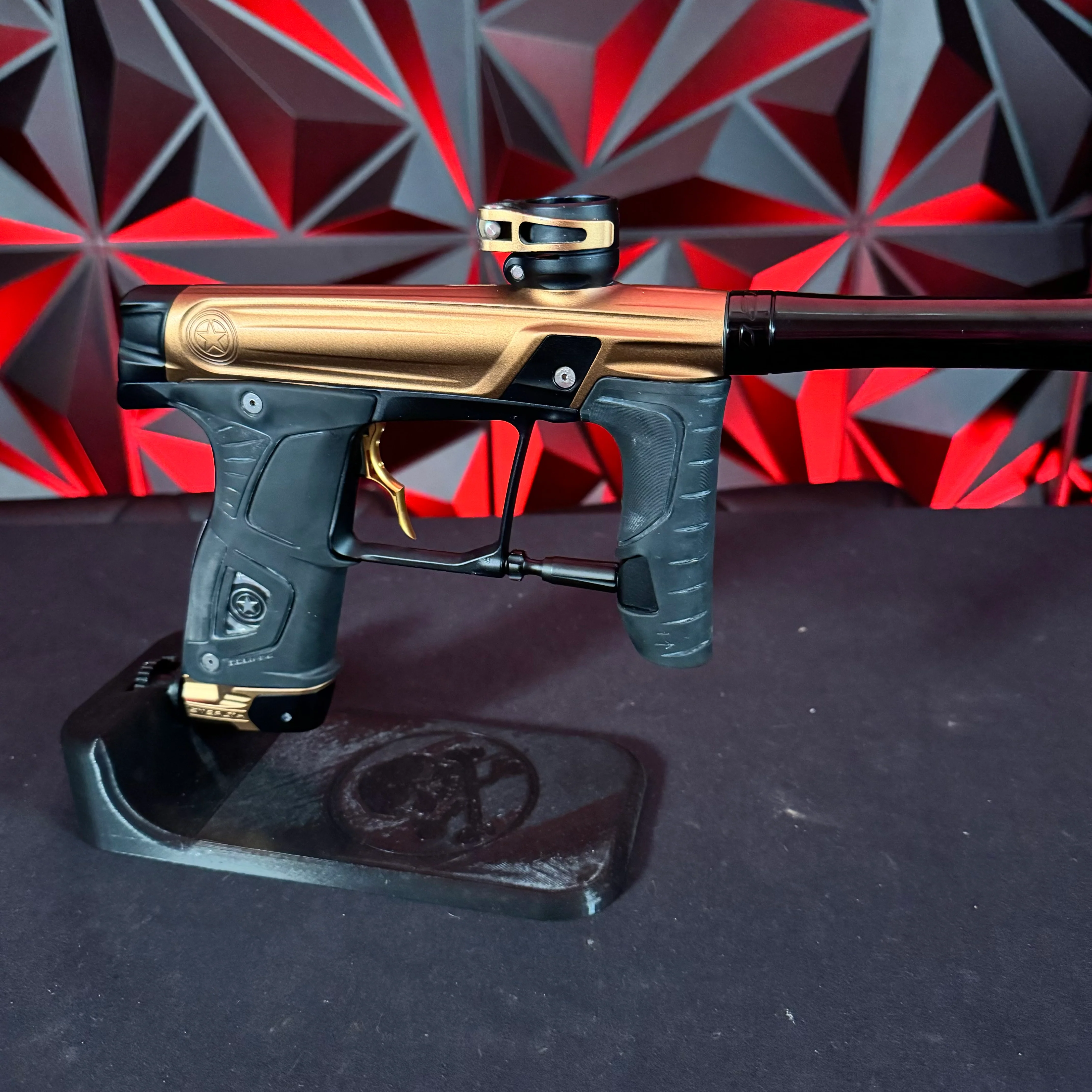 GI Sportz/Planet Eclipse Stealth Paintball Gun - Bronze/Black  w/Dye UL-S Barrel & Infamous Deuce Trigger - Image 4