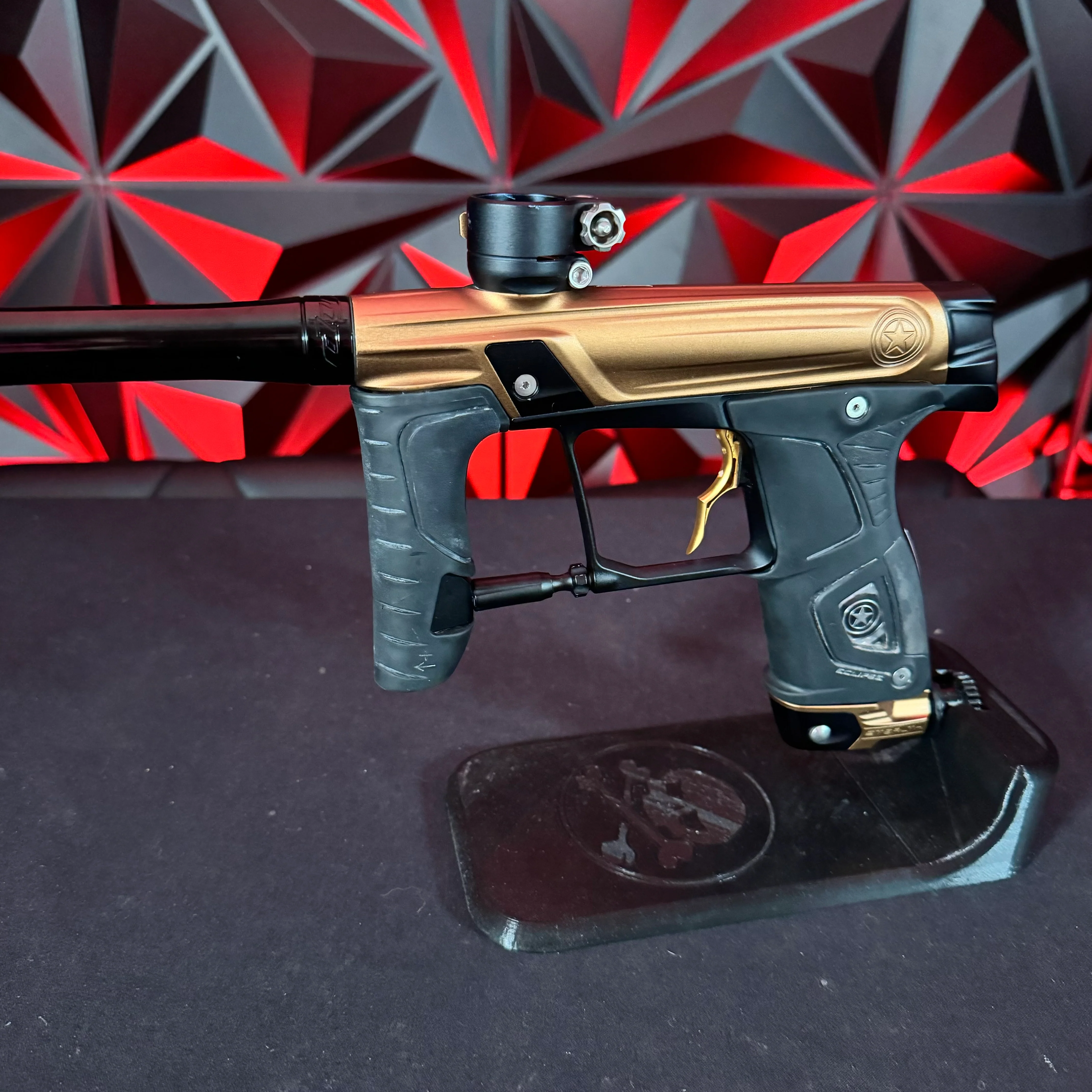 GI Sportz/Planet Eclipse Stealth Paintball Gun - Bronze/Black  w/Dye UL-S Barrel & Infamous Deuce Trigger - Image 5