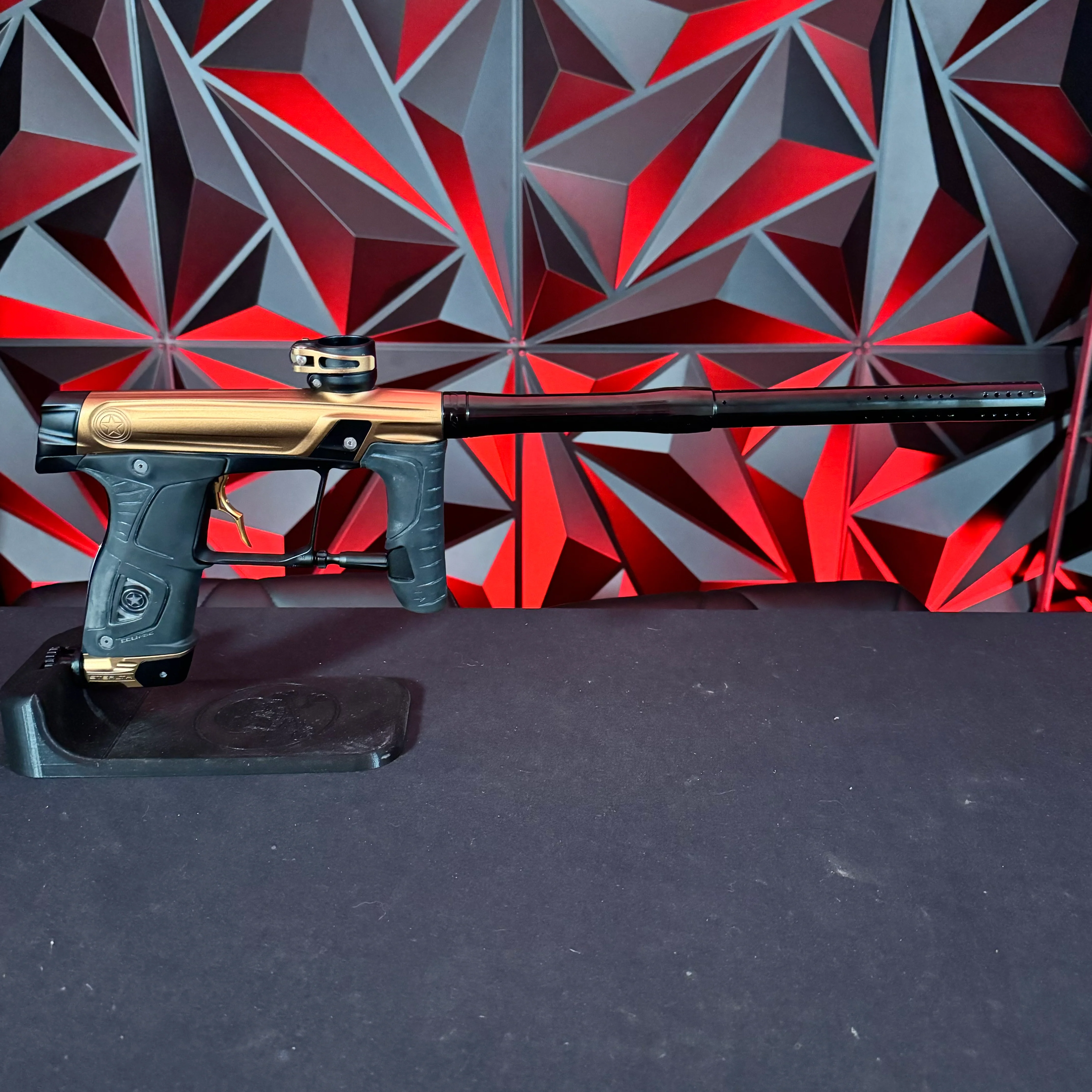 GI Sportz/Planet Eclipse Stealth Paintball Gun - Bronze/Black  w/Dye UL-S Barrel & Infamous Deuce Trigger - Image 6