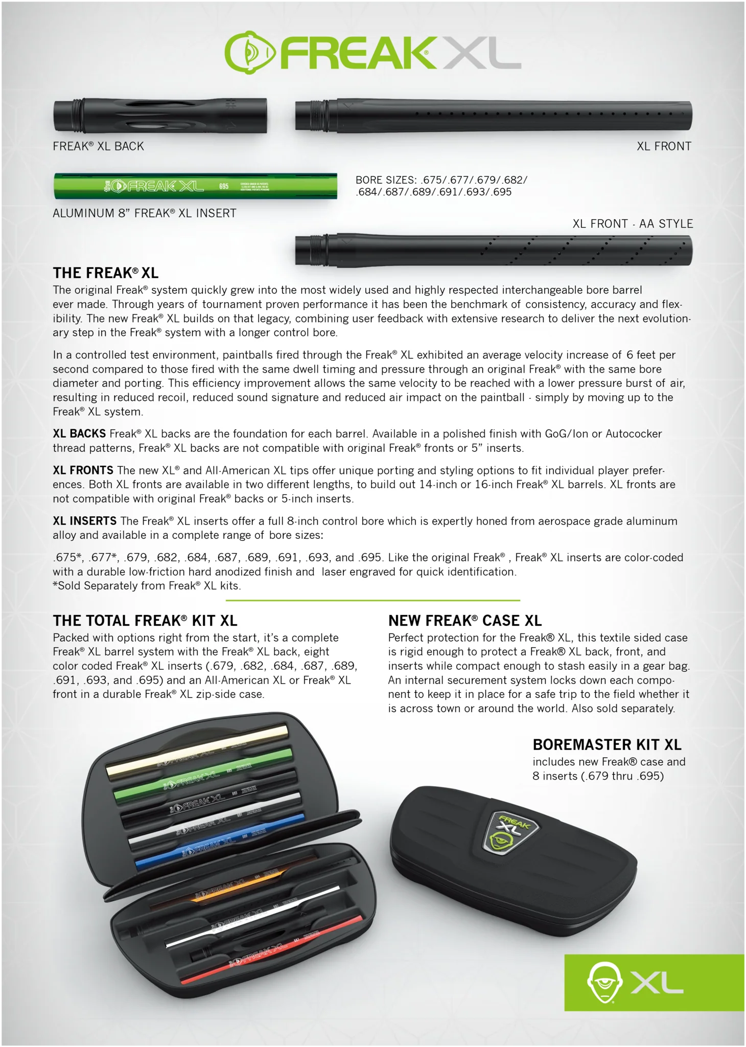 GOG Freak XL Complete Barrel Kit - Freak XL Linear Front - Image 2