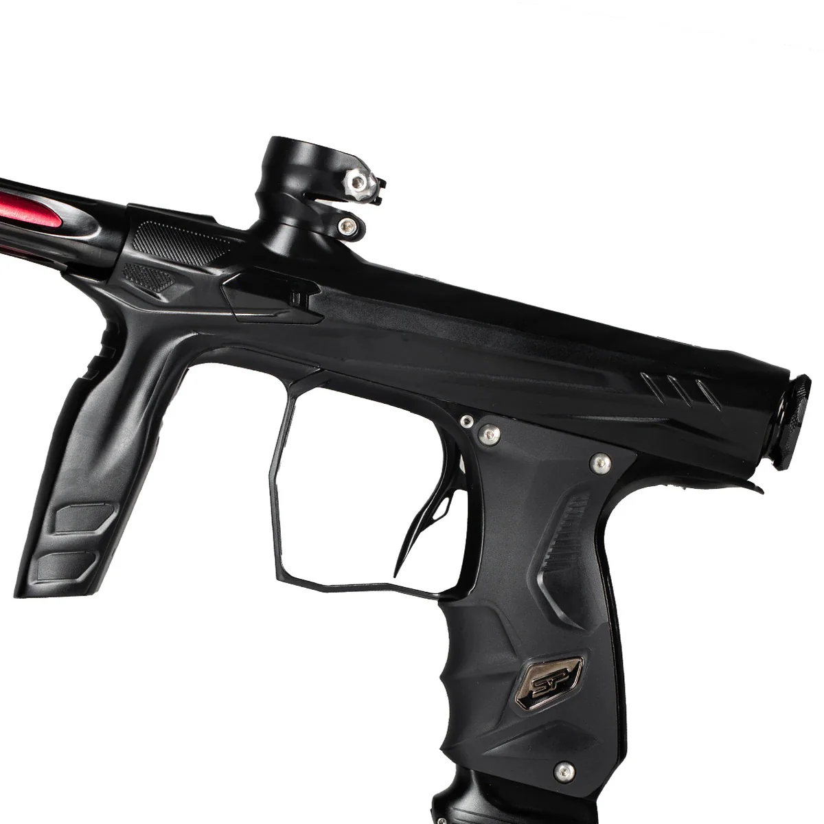 HK Army Shocker AMP Paintball Gun - Dust Black / Polished Black - Image 2