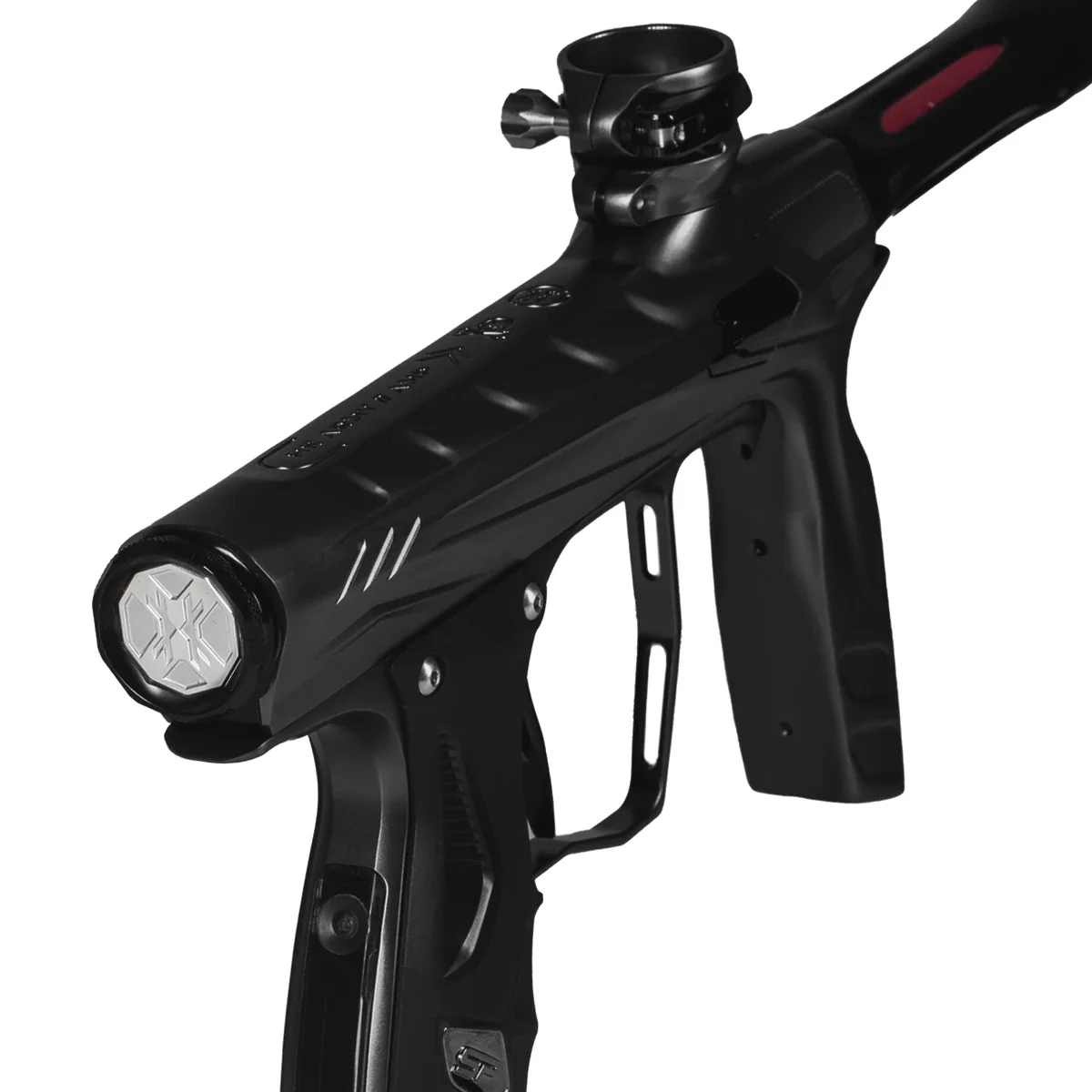 HK Army Shocker AMP Paintball Gun - Dust Black / Polished Black - Image 4