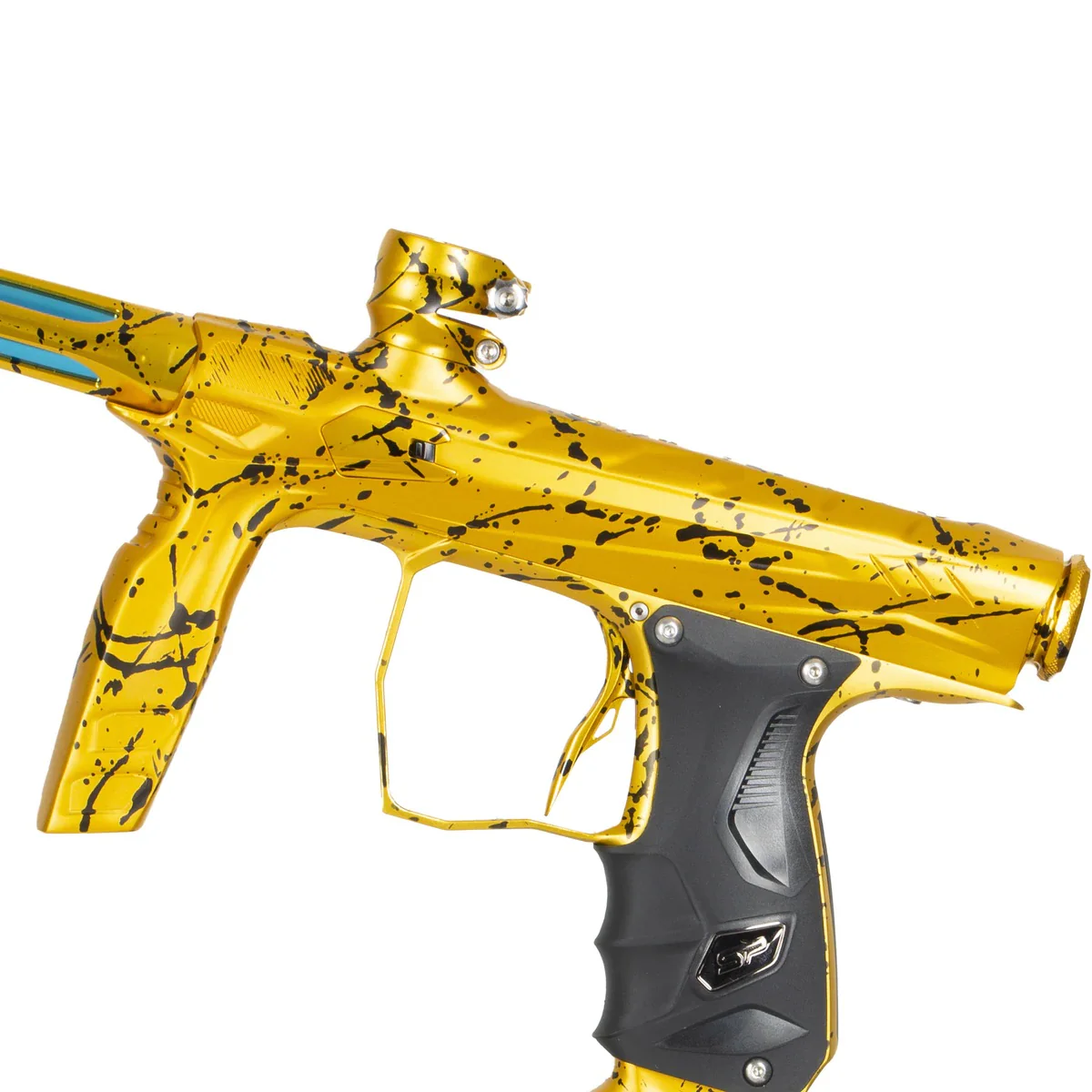HK Army Shocker AMP Paintball Gun - Midas Splash (Gold/Black) - Image 5