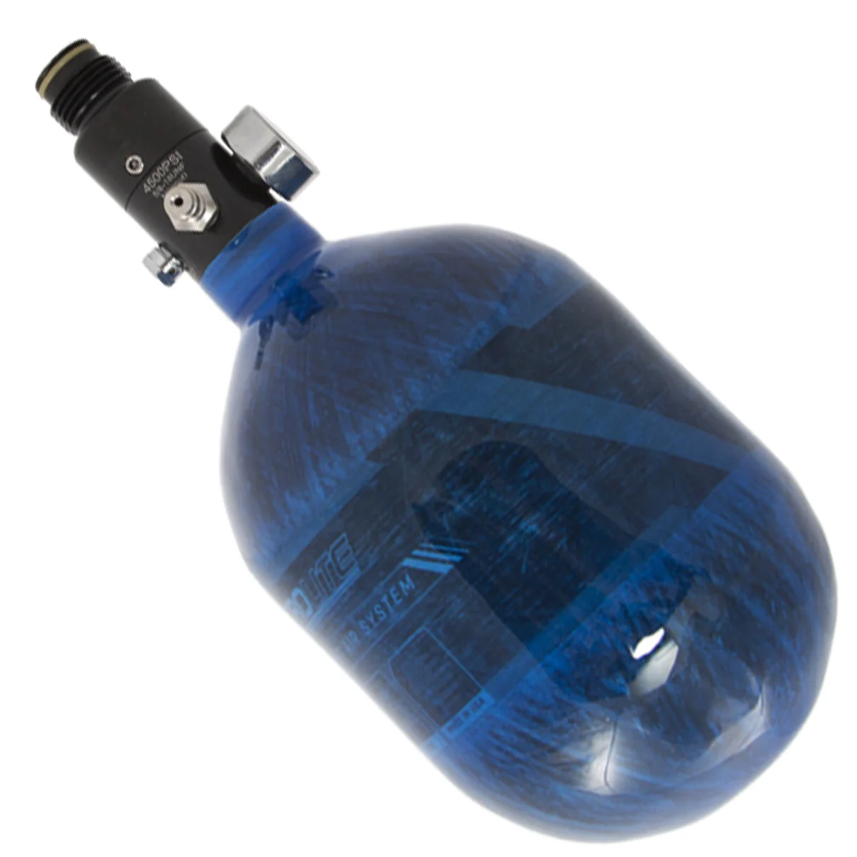HK Army Aerolite Carbon Fiber Tank - 48ci / 4500psi - Blue - Image 2