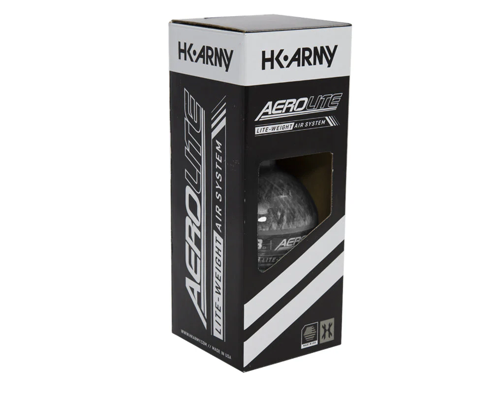 HK Army Aerolite Carbon Fiber Tank - 48ci / 4500psi - Clear - Image 2
