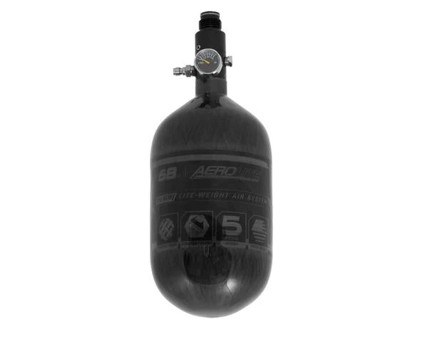 HK Army AeroLite Carbon Fiber Tank - 68/4500 PSI - Smoke (HYDRO 05/22) - Image 2