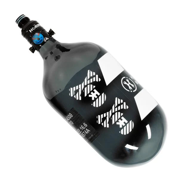 HK Army Aerolite "EXTRA LITE" Slash Tank w/ V2 Pro Reg - 68ci / 4500psi - Stripe Charcoal - Image 2