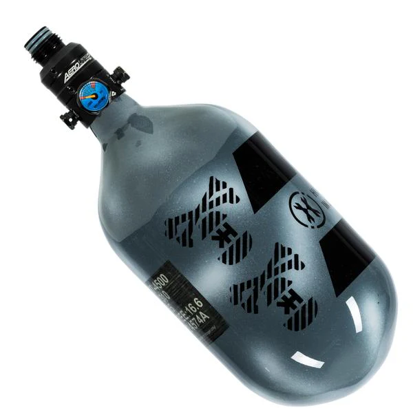 HK Army Aerolite "EXTRA LITE" Slash Tank w/ V2 Pro Reg - 68ci / 4500psi - Stripe Graphite - Image 2