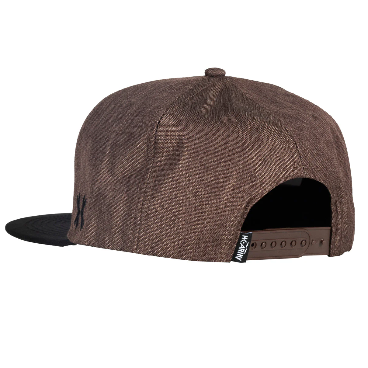 HK Army Clip Snapback Hat - Black/Tan - Image 2