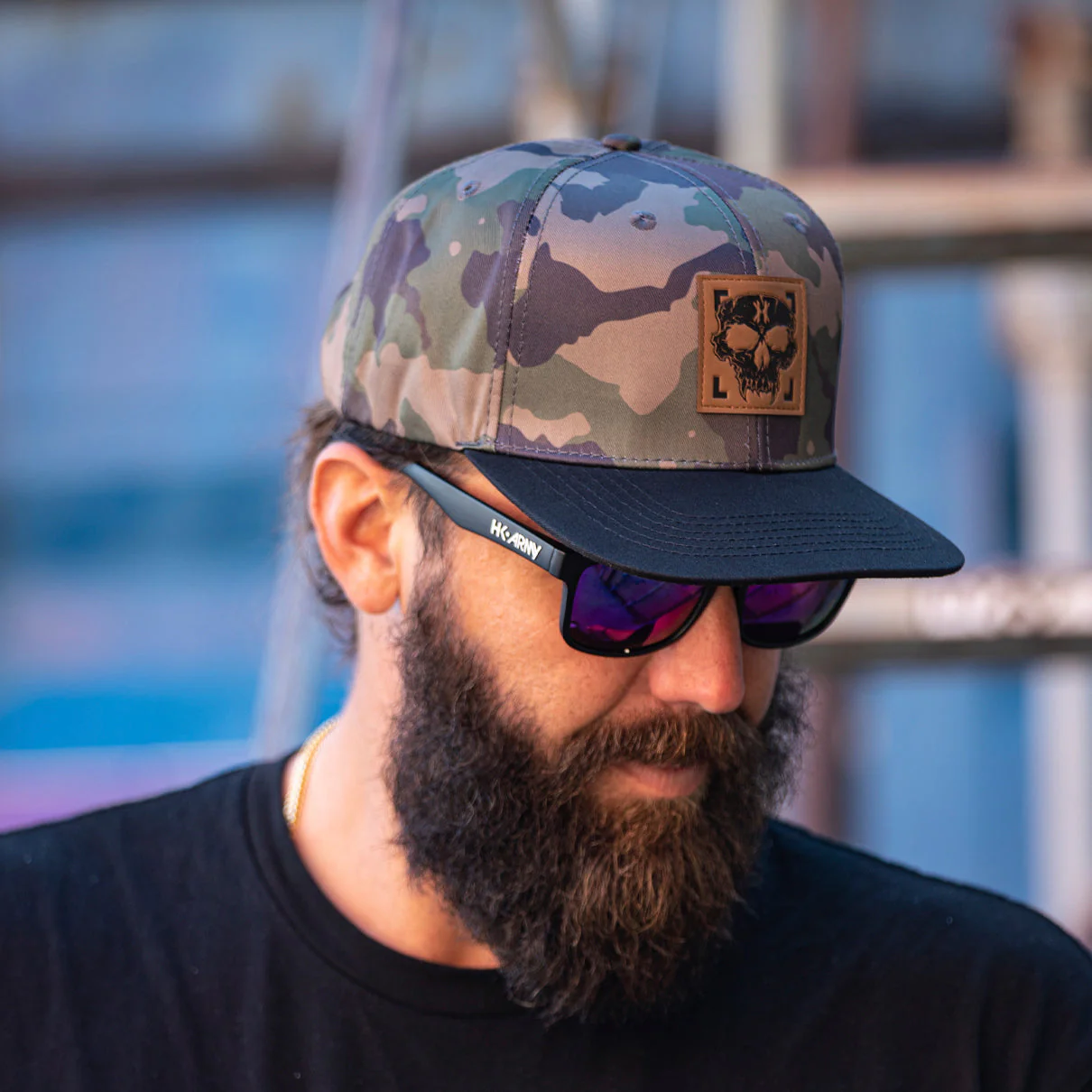 HK Army Doom Snapback Hat - Camo - Image 3