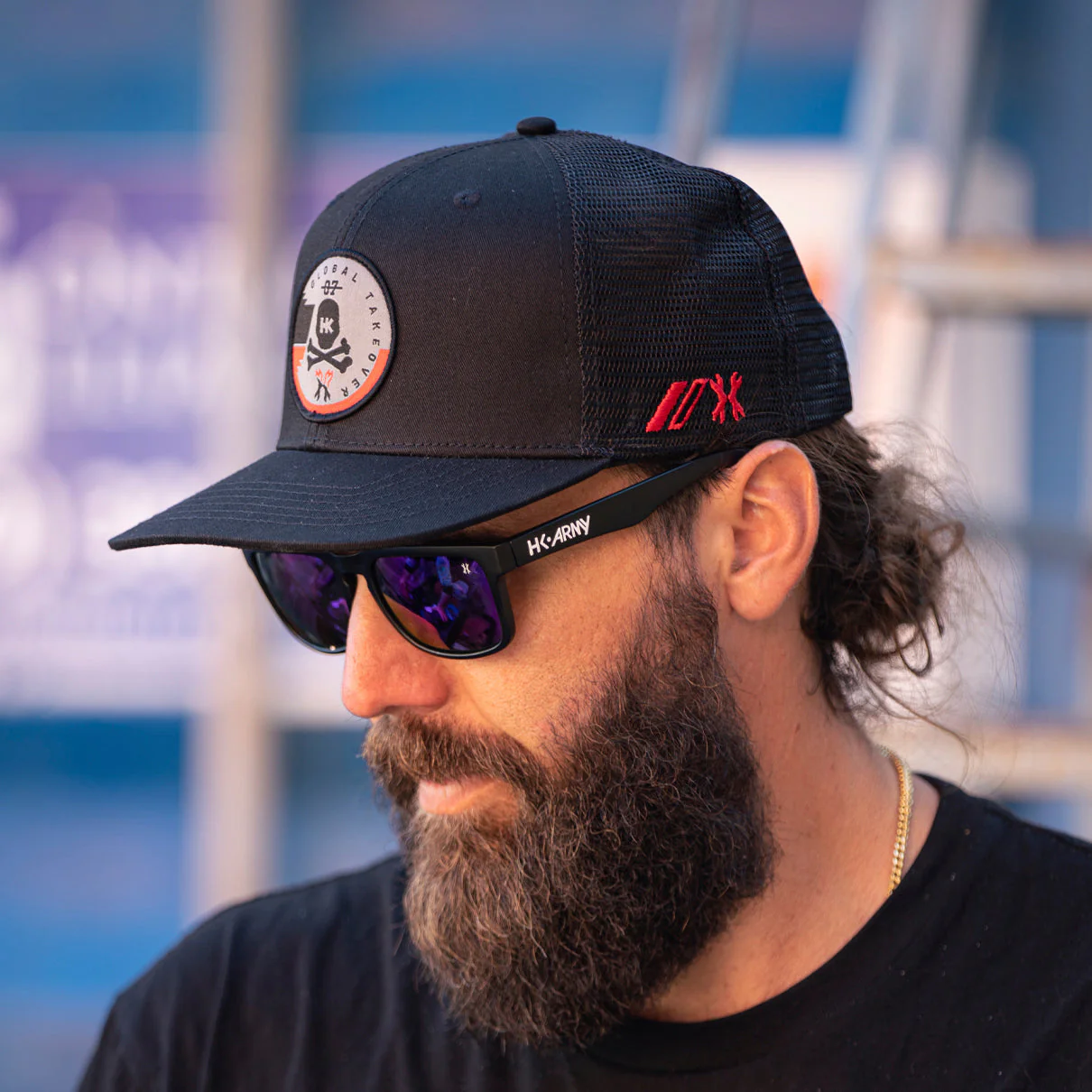 HK Army Drift Snapback Hat - Black - Image 3