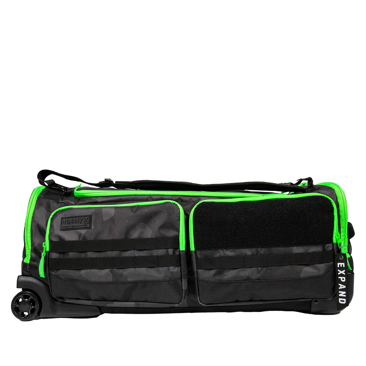 HK Army Expand 75L - Roller Gear Bag - Shroud Neon Green - Image 12