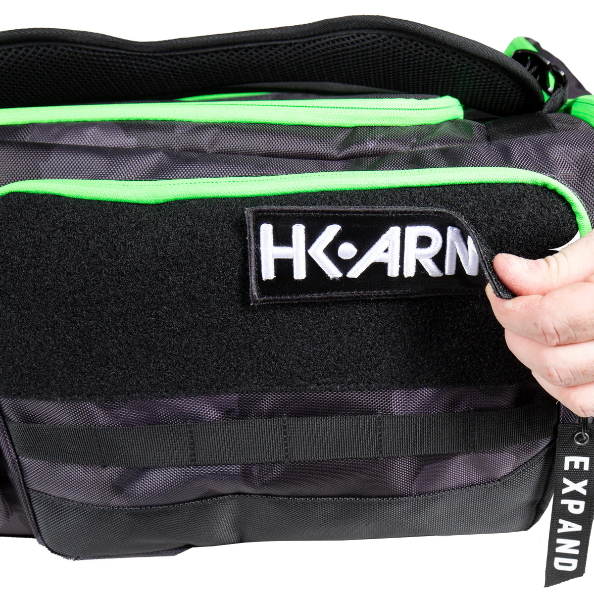 HK Army Expand 75L - Roller Gear Bag - Shroud Neon Green - Image 7
