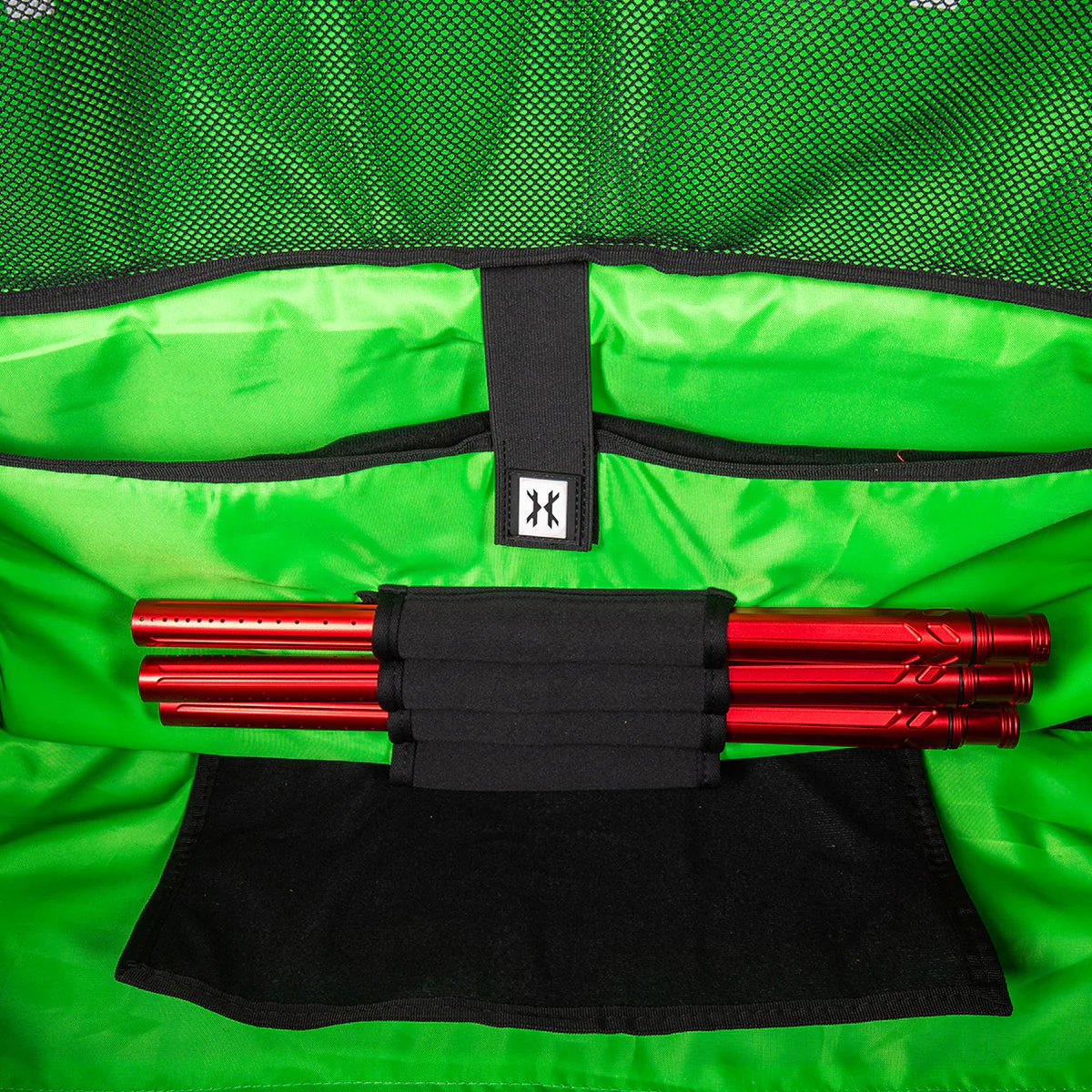 HK Army Expand 75L - Roller Gear Bag - Shroud Neon Green - Image 8