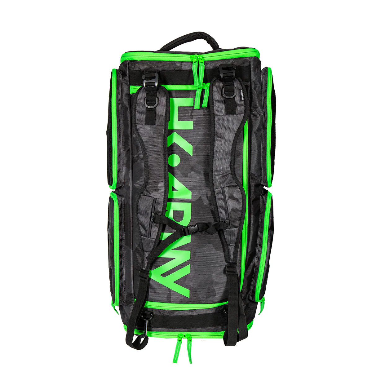 HK Army Expand 75L - Roller Gear Bag - Shroud Neon Green - Image 9