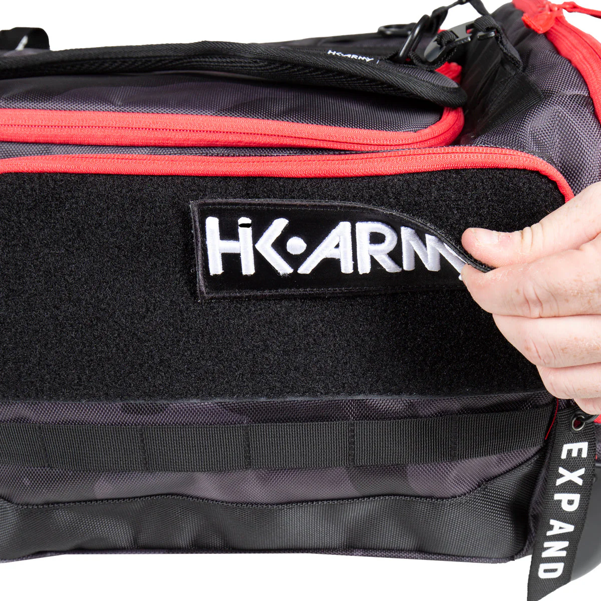 HK Army Expand 75L - Roller Gear Bag - Shroud Red - Image 10