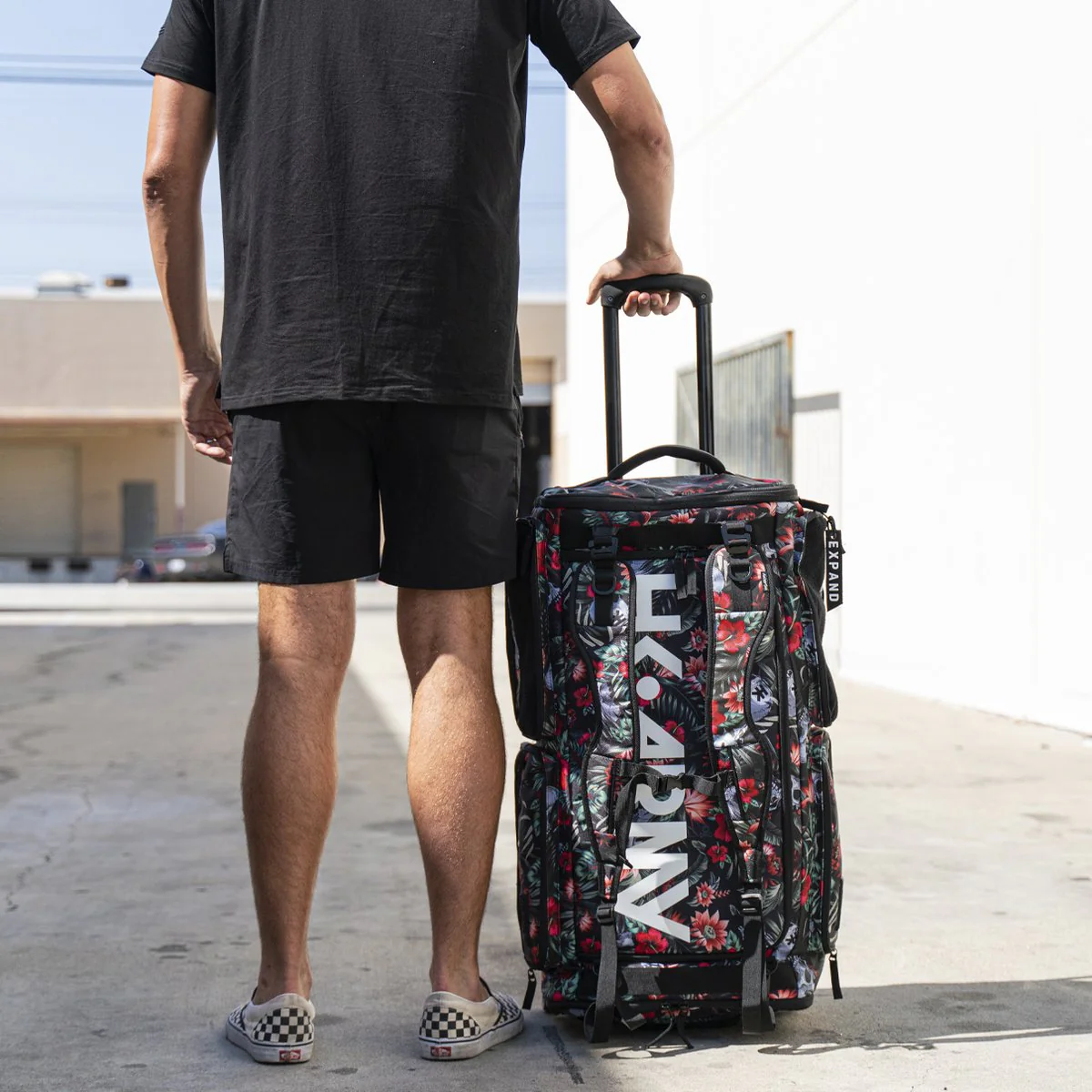 HK Army Expand 75L - Roller Gear Bag - Tropical Skull - Image 5