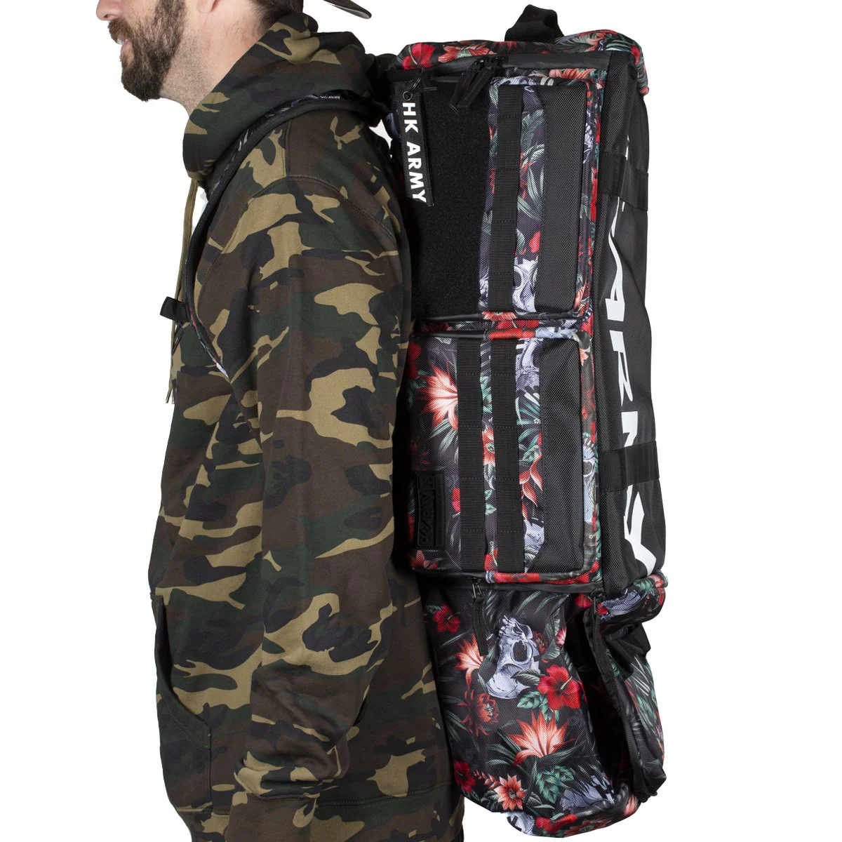 HK Army Expand Gear Bag Backpack 35L - Tropical Skull - Image 3