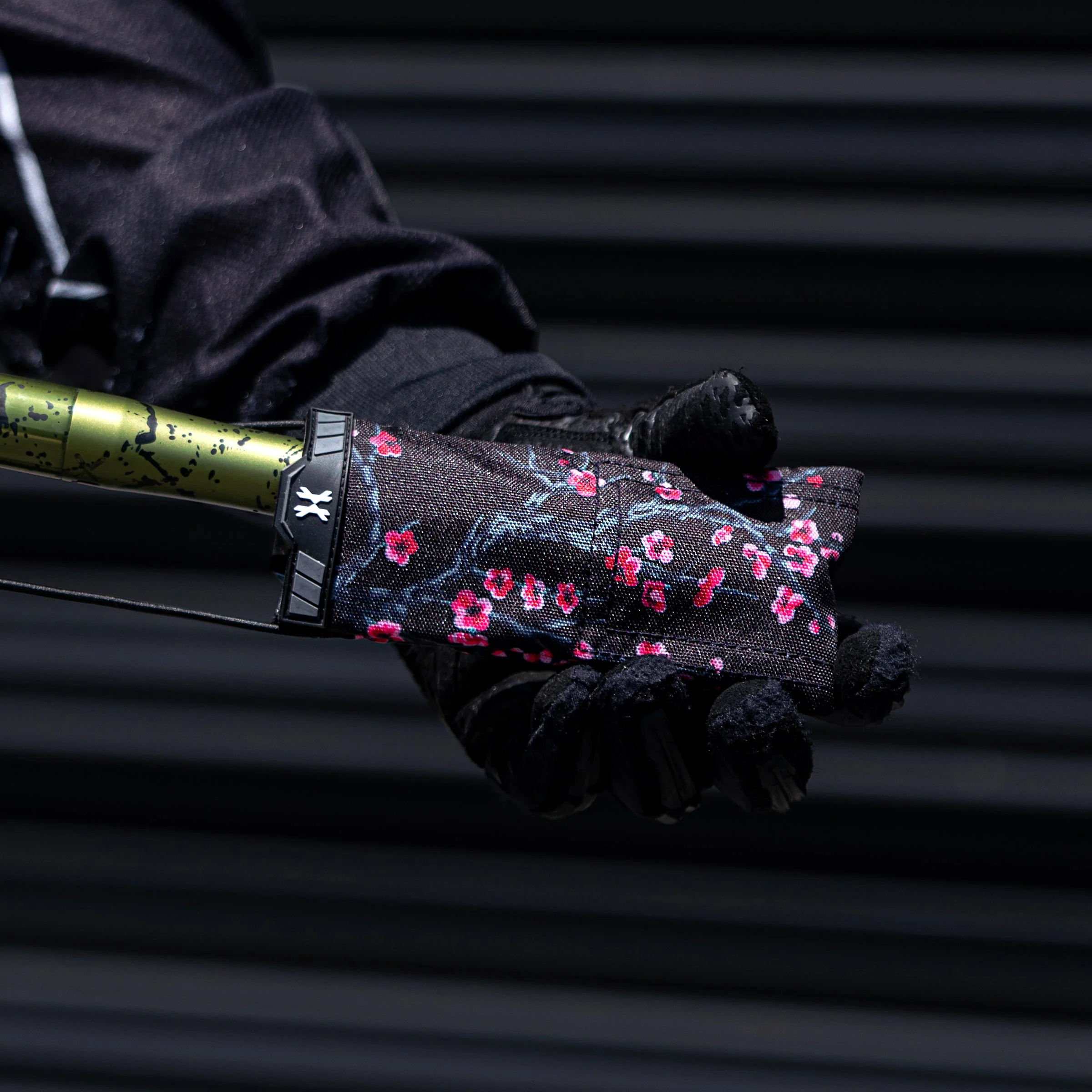HK Army Fabric Barrel Condom - Blossom Black - Image 2