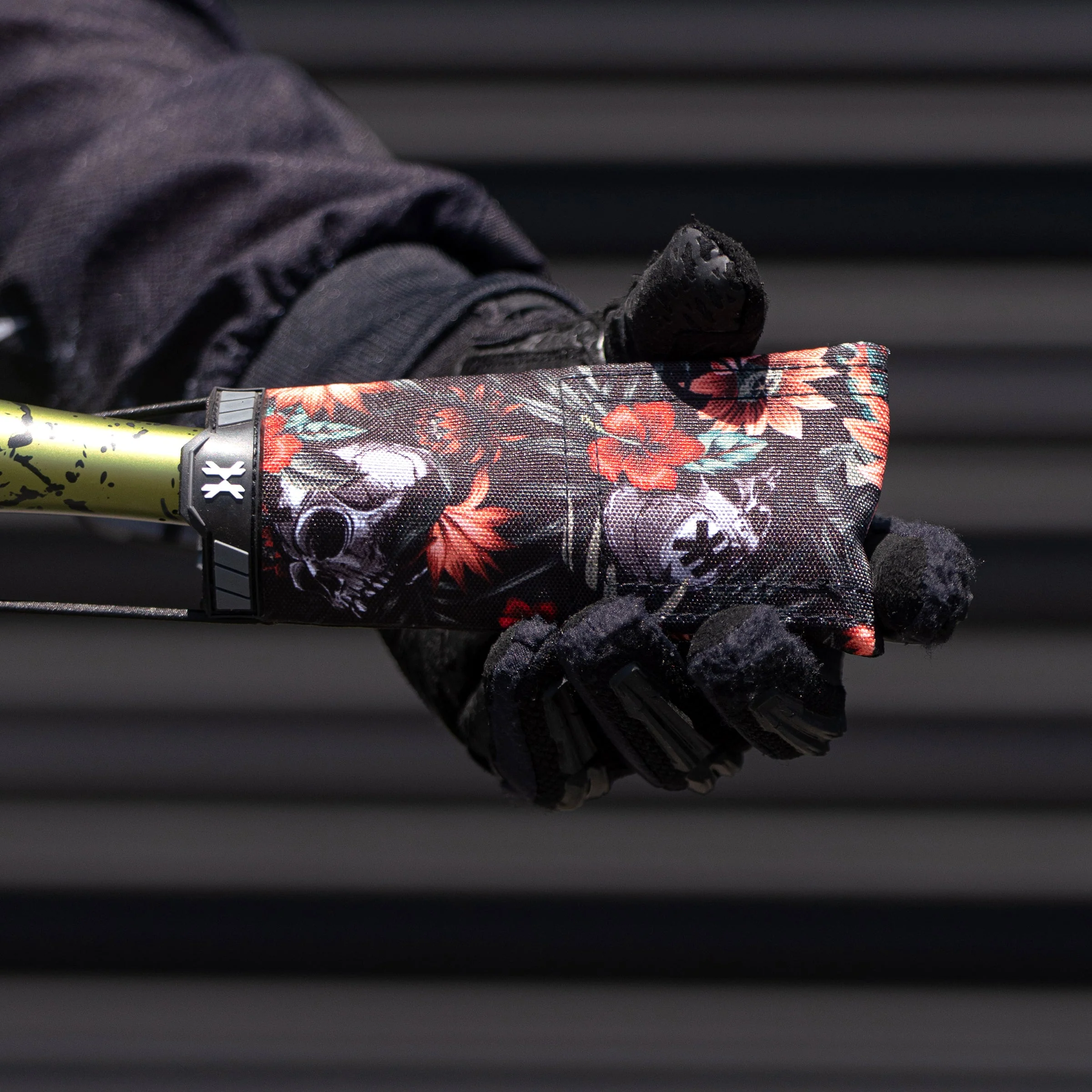 HK Army Fabric Barrel Condom - Tropical Skull - Image 2
