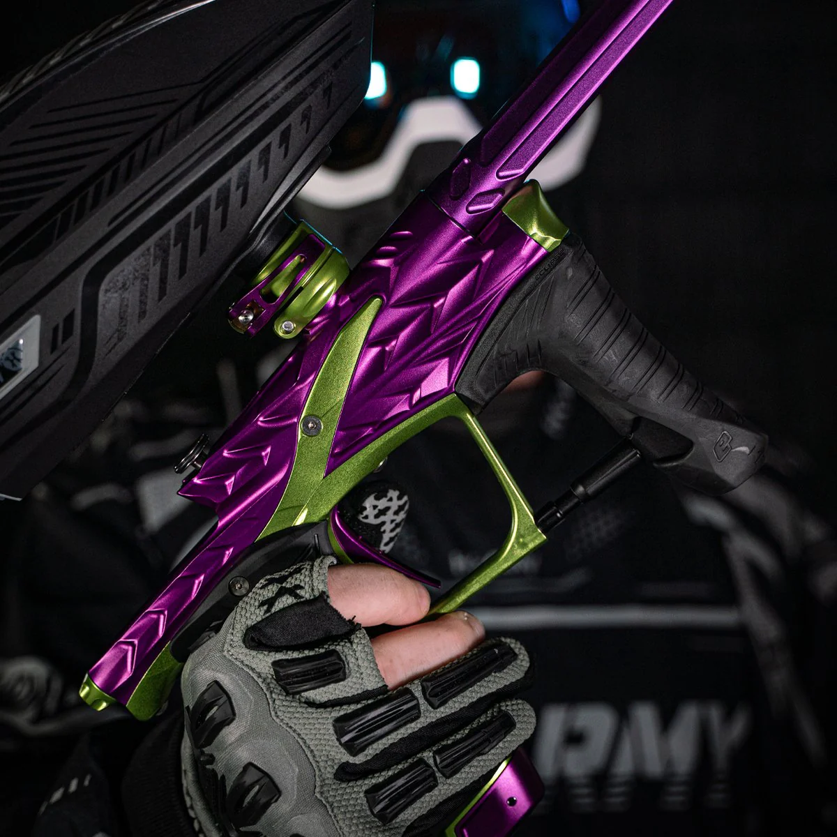HK Army Fossil Planet Eclipse LV1.6 XV Paintball Gun - Slime - Image 2