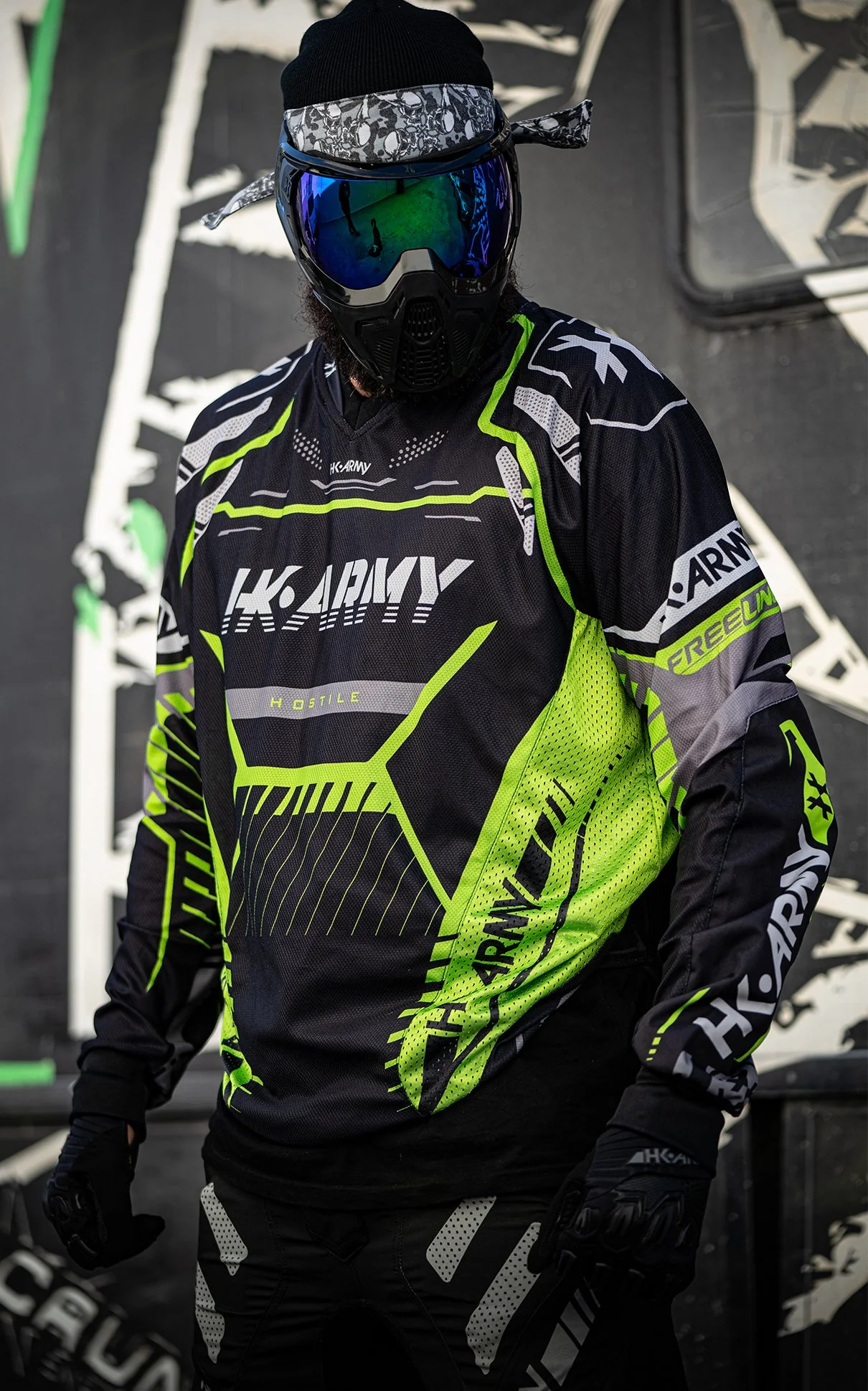 HK Army Freeline Paintball Jersey - Electric - Small - Image 2