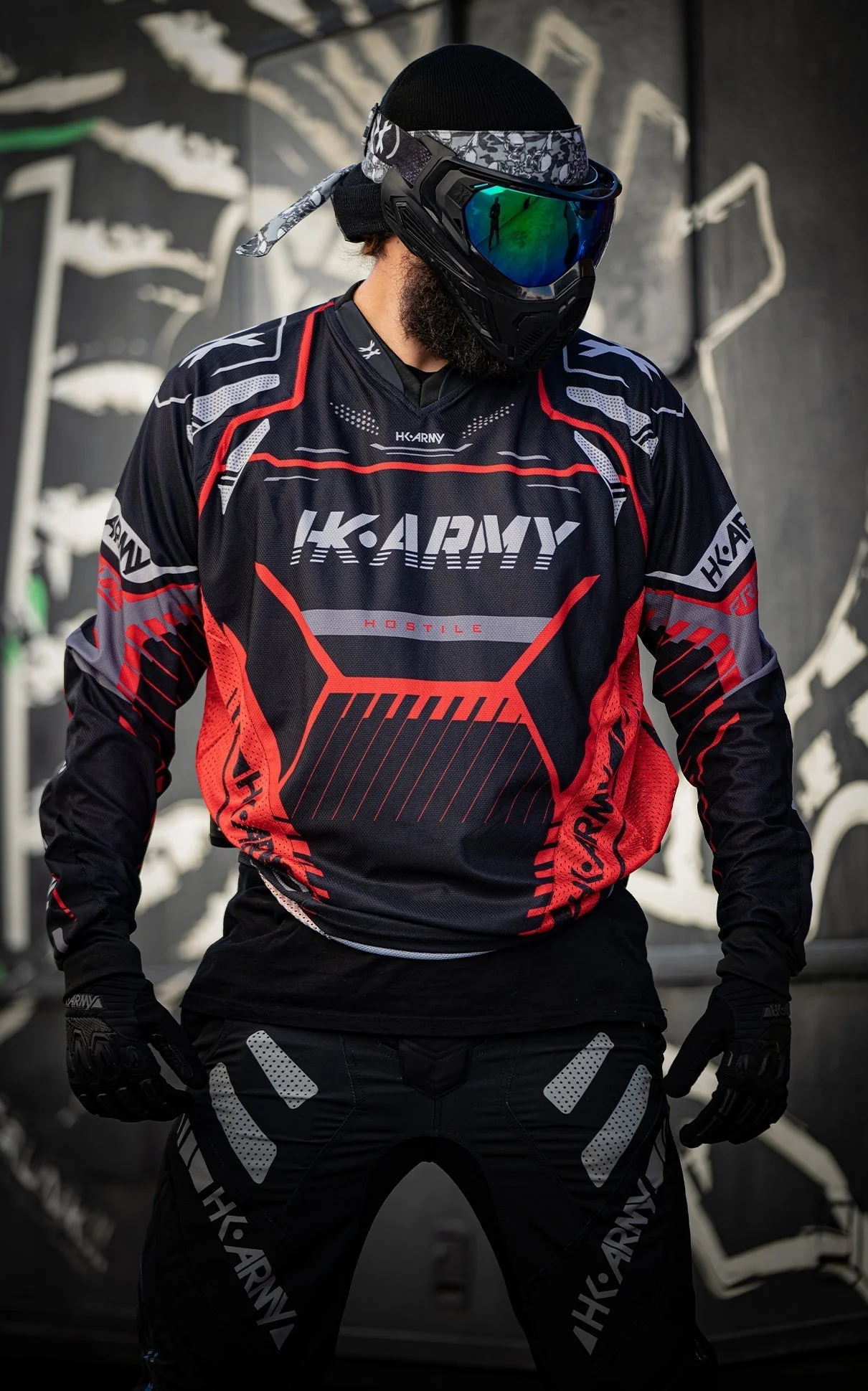 HK Army Freeline Paintball Jersey - Scorch - 2XL - Image 2