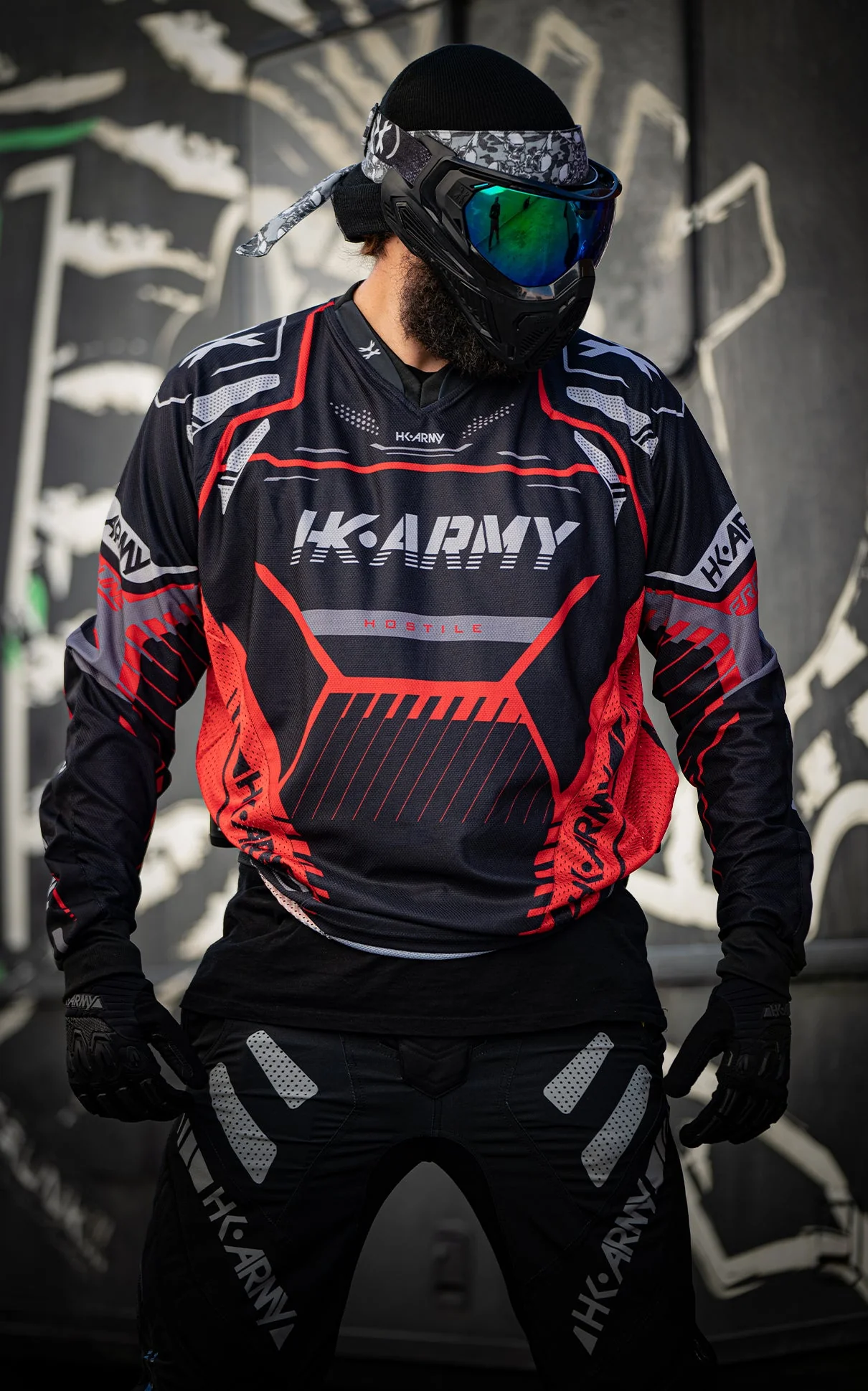 HK Army Freeline Paintball Jersey - Scorch - Medium - Image 2