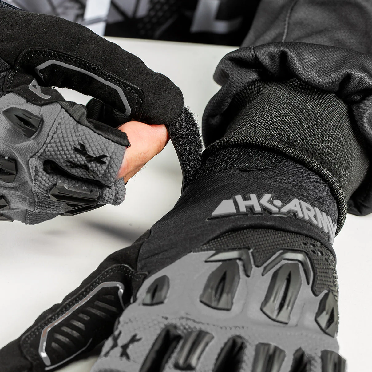 HK Army Hardline "Armored" Glove - Slate - XL - Image 3