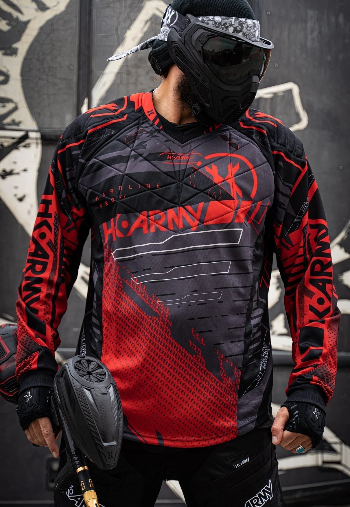 HK Army Hardline Paintball Jersey - Fire - 2XL - Image 2