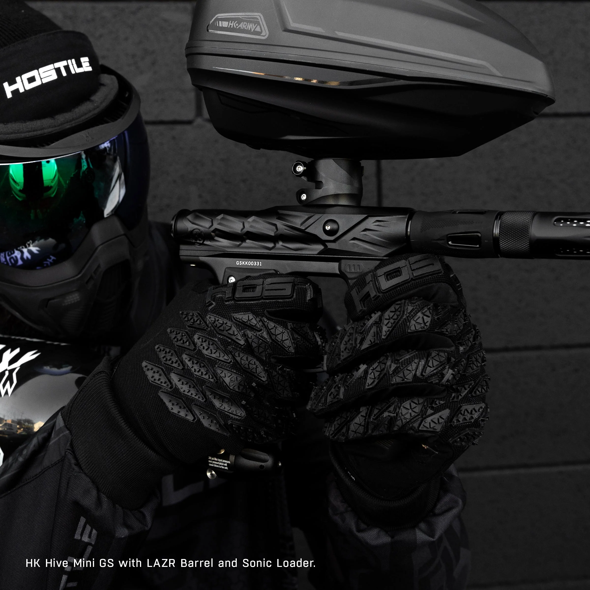 HK Army Hive Mini GS Paintball Gun - Black - Image 5