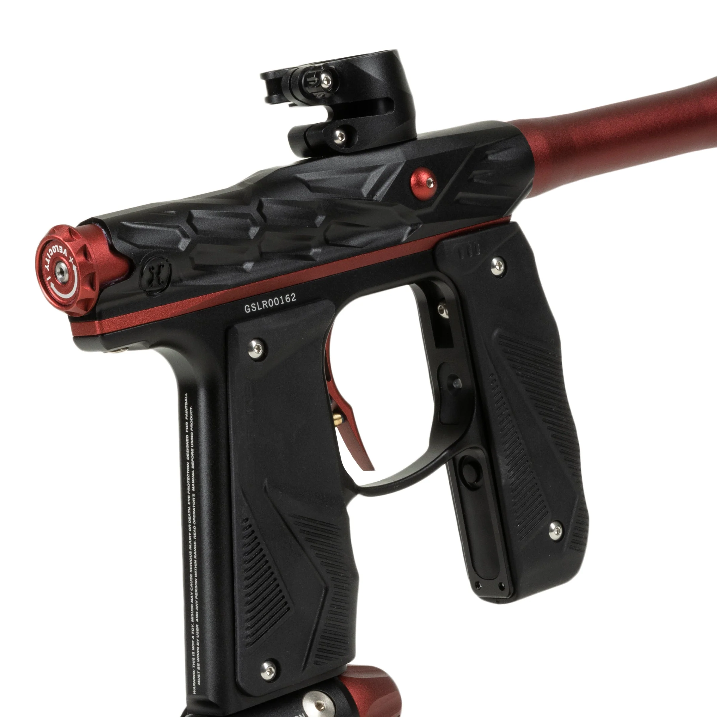 HK Army Hive Mini GS Paintball Gun - Black/Red - Image 4