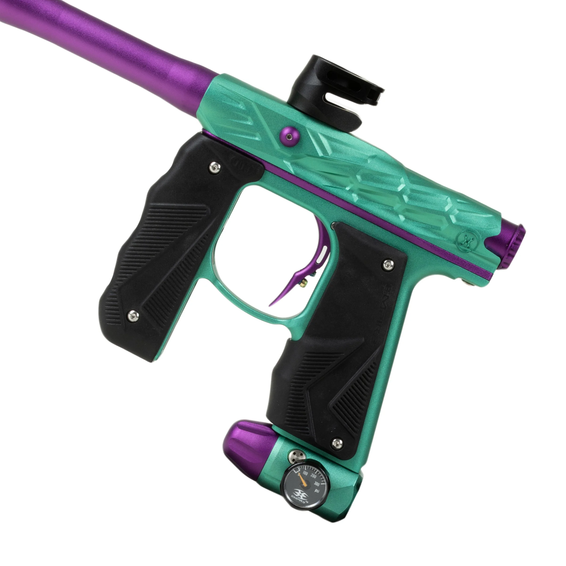 HK Army Hive Mini GS Paintball Gun - Teal/Purple - Image 3