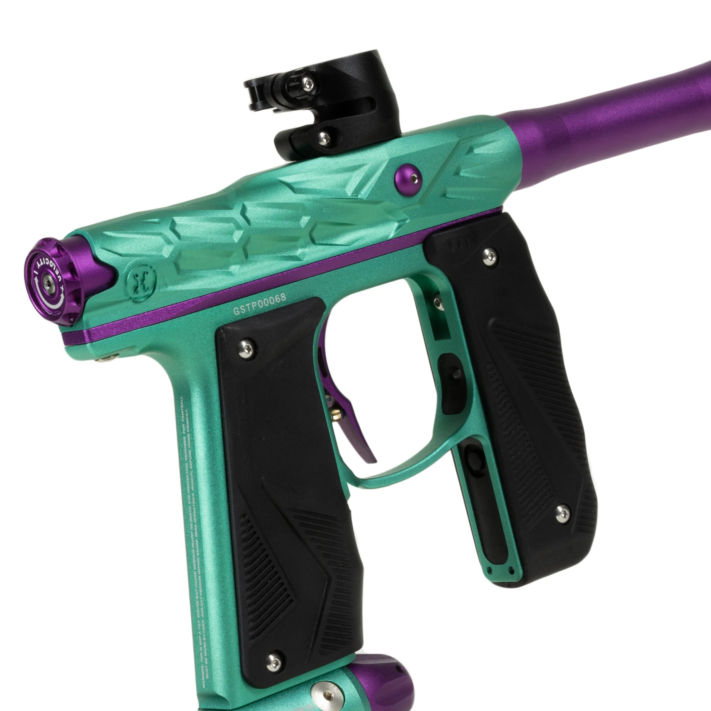 HK Army Hive Mini GS Paintball Gun - Teal/Purple - Image 4