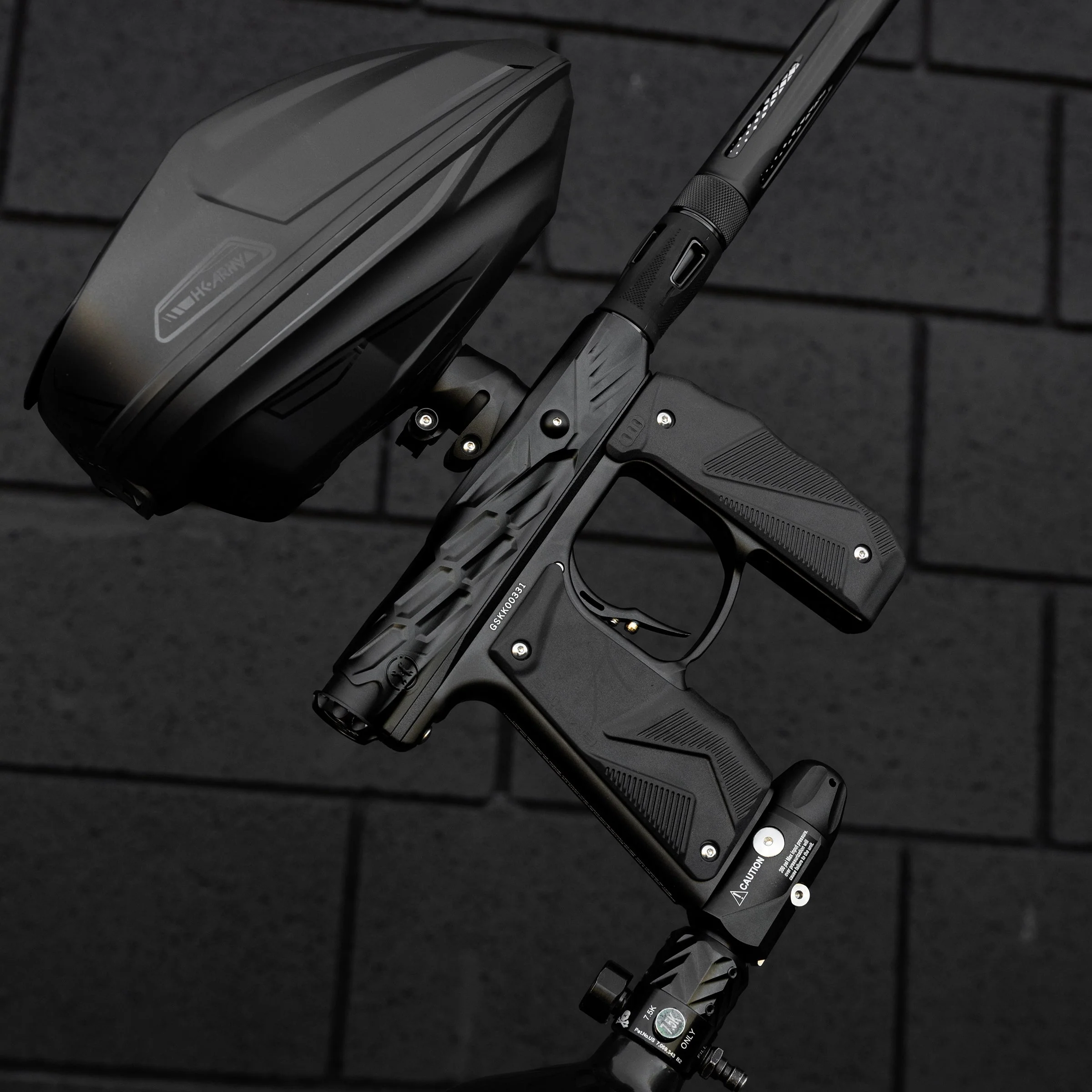 HK Army Hive Mini GS Paintball Gun w/ LAZR Barrel - Black - Image 2