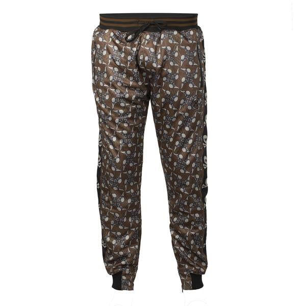 HK Army Hostilewear Track Jogger- Skulls Brown - Small - Image 3