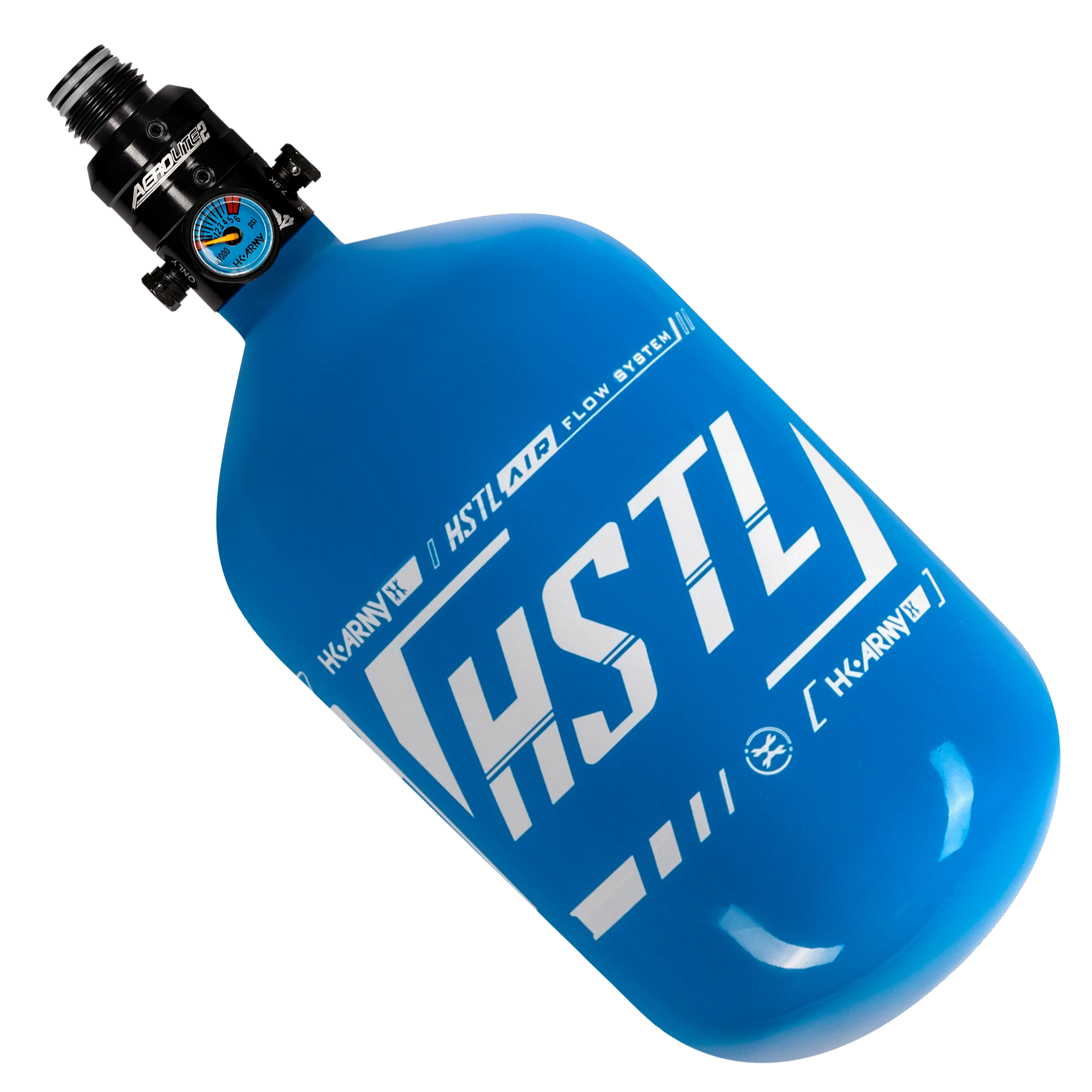 HK Army HSTL Carbon Fiber Tank - V2 Pro Reg - 68/4500 PSI - Blue