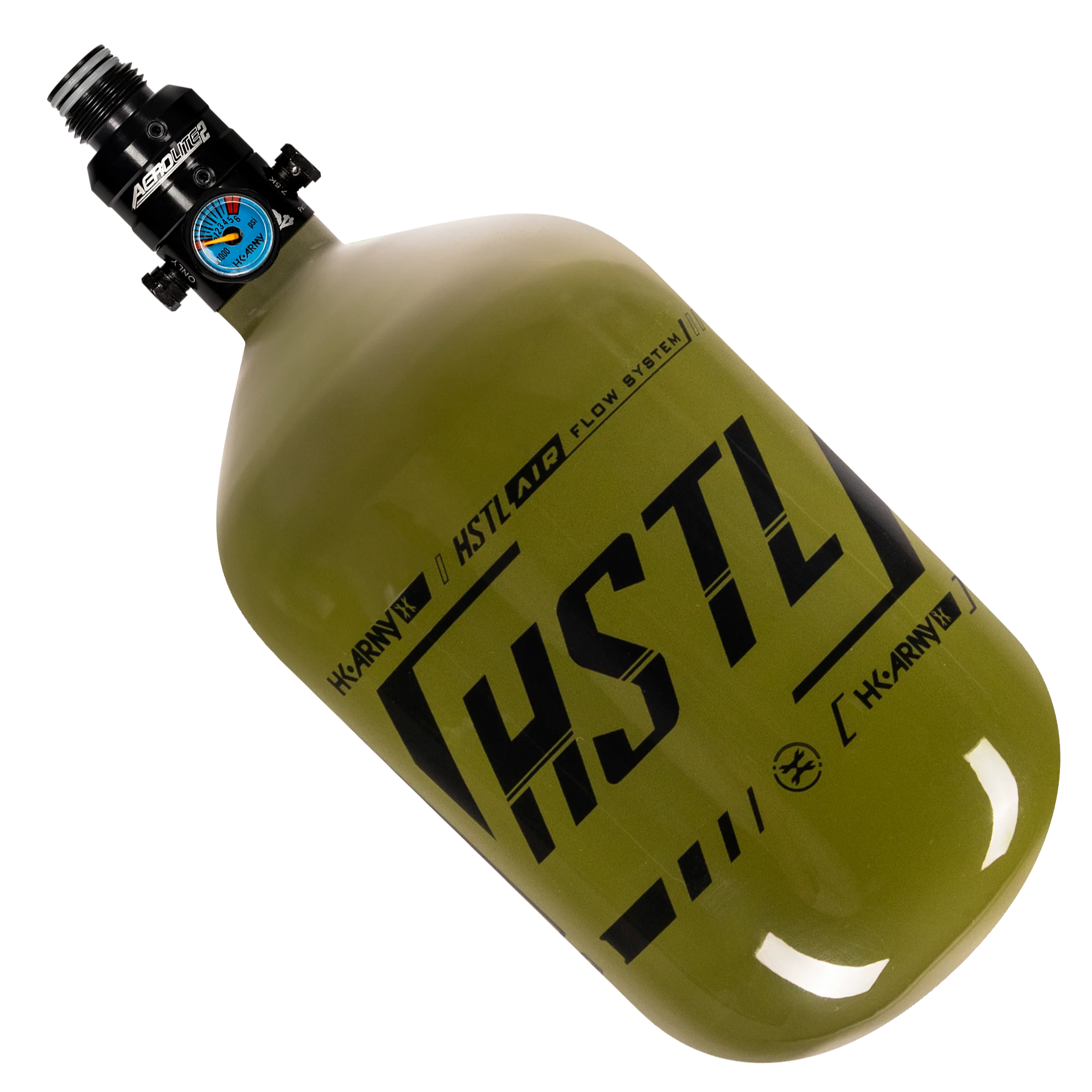 HK Army HSTL Carbon Fiber Tank - V2 Pro Reg - 68/4500 PSI - Olive