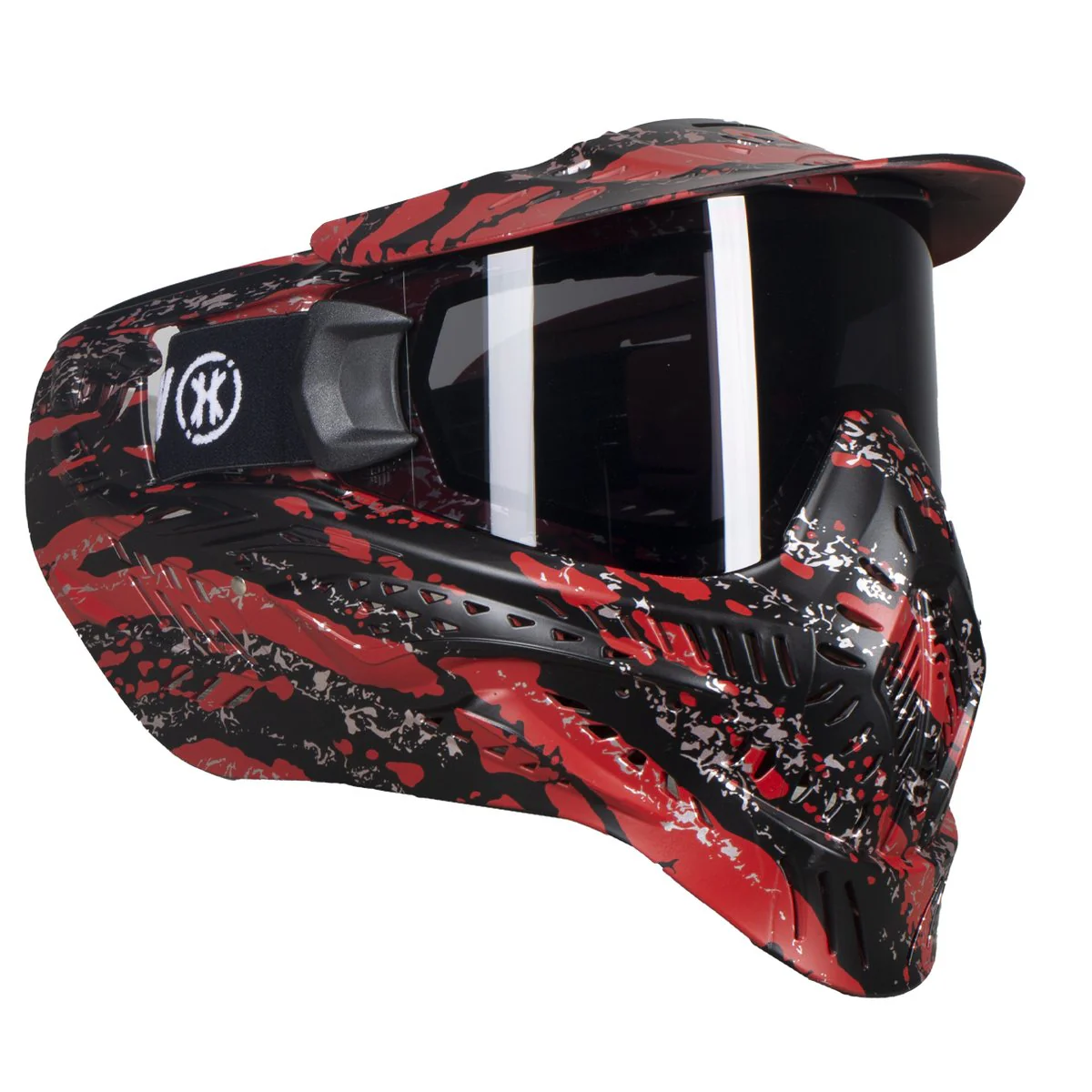 HK Army HSTL Goggle - Thermal Lens- Fracture - Black/Red - Image 3