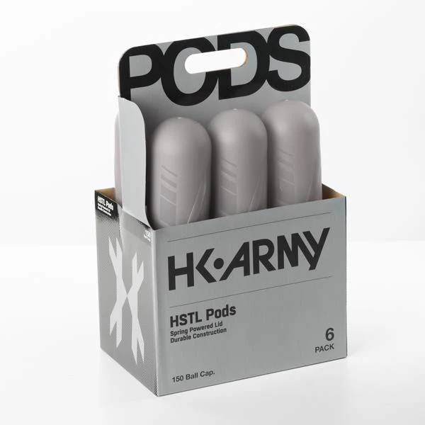 HK Army HSTL Pods- High Capacity 150 Round- Smoke/Black- 6 Pack - Image 2