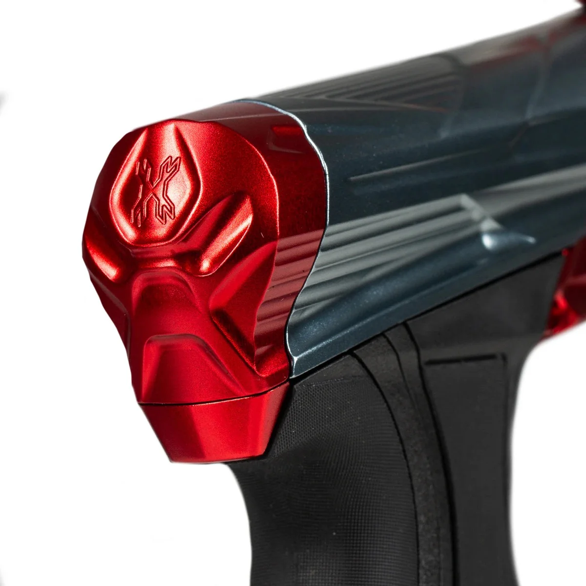 HK Army Invader CS2 Pro Paintball Gun - Ironman (Dust Pewter/Red) - Image 3