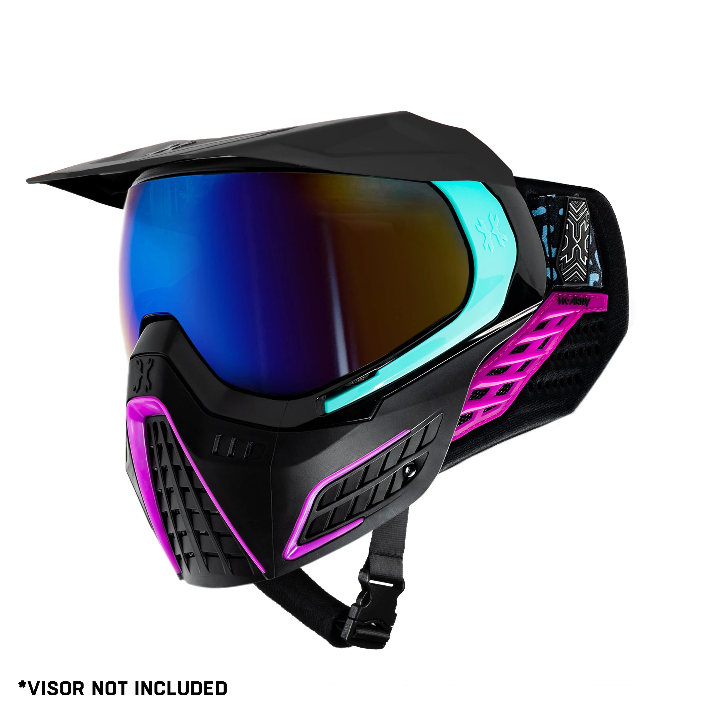 HK Army KLR Goggle - Amp (Teal/Purple w Cobalt Lens) - Image 2