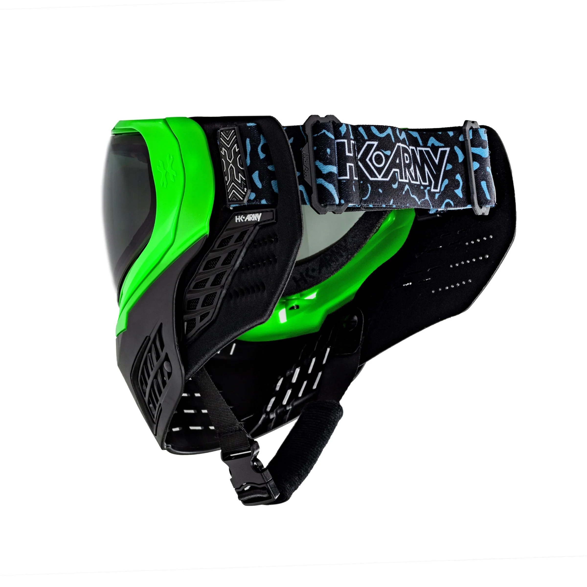 HK Army KLR Goggle - Blackout Neon Green - Image 3