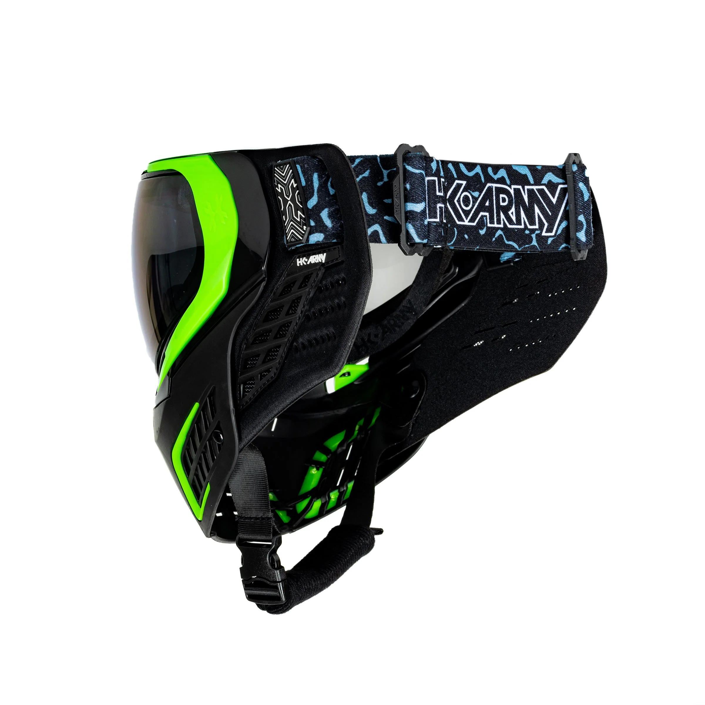 HK Army KLR Goggle - Electric (Black/Green w Fusion Lens) - Image 4