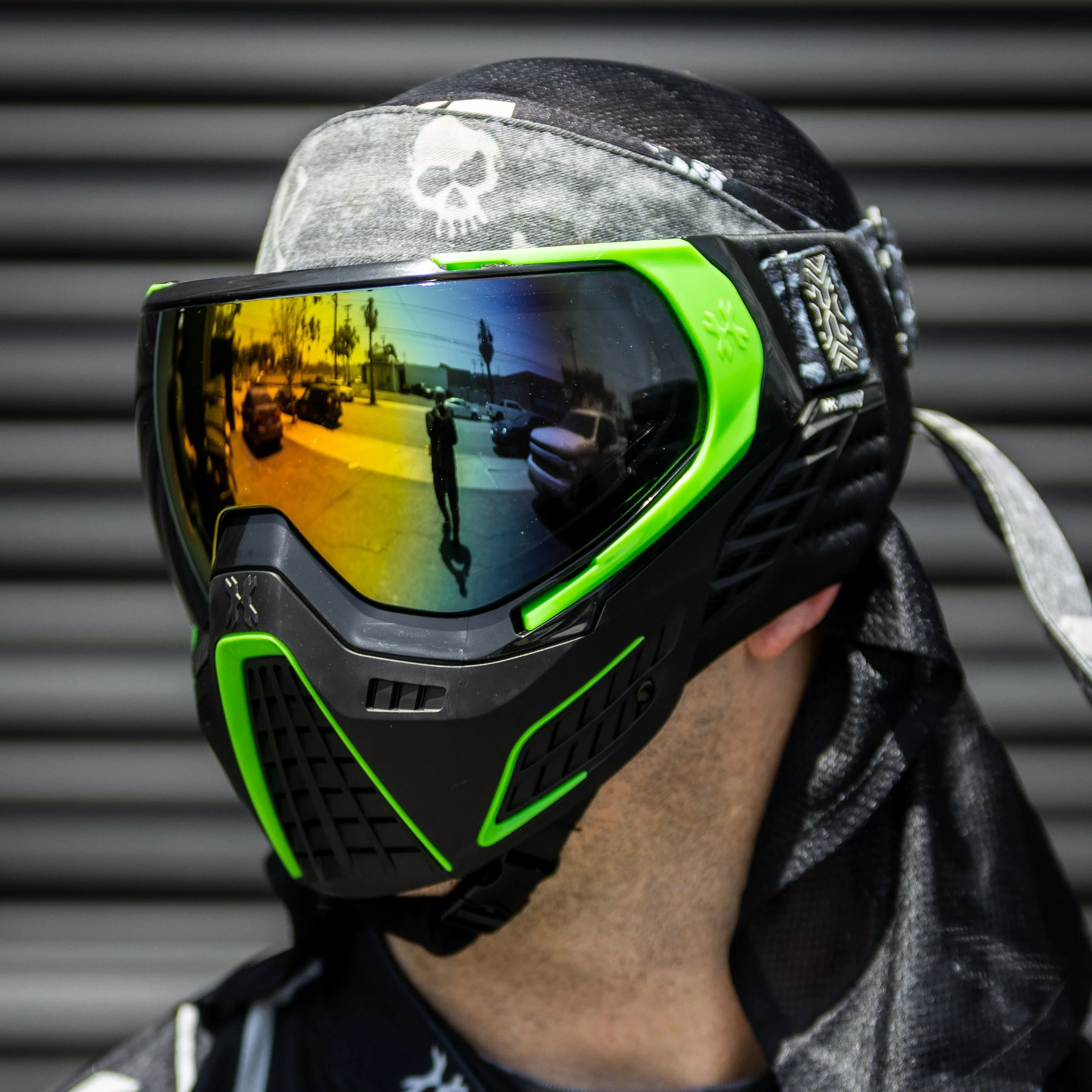 HK Army KLR Goggle - Electric (Black/Green w Fusion Lens) - Image 5