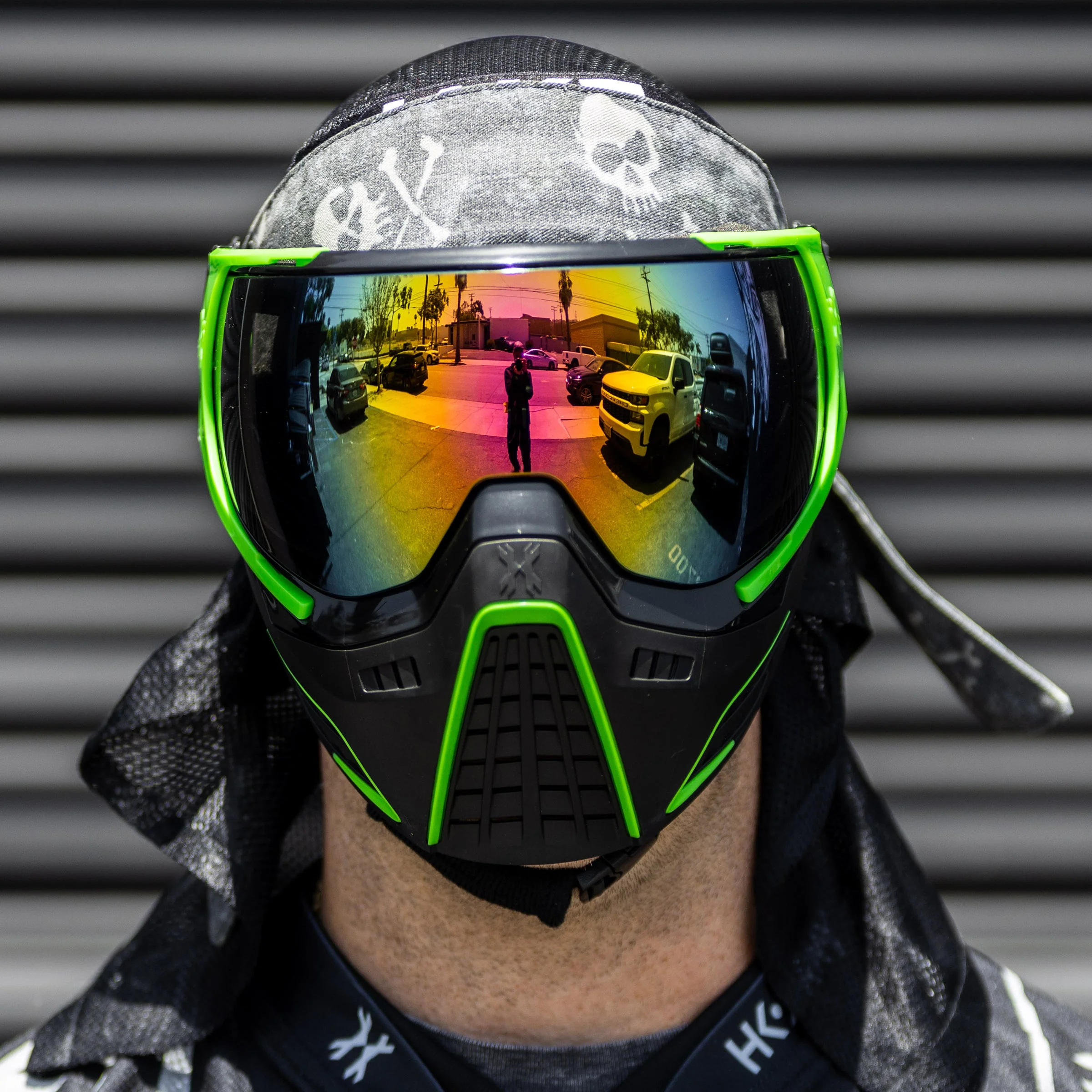 HK Army KLR Goggle - Electric (Black/Green w Fusion Lens) - Image 6